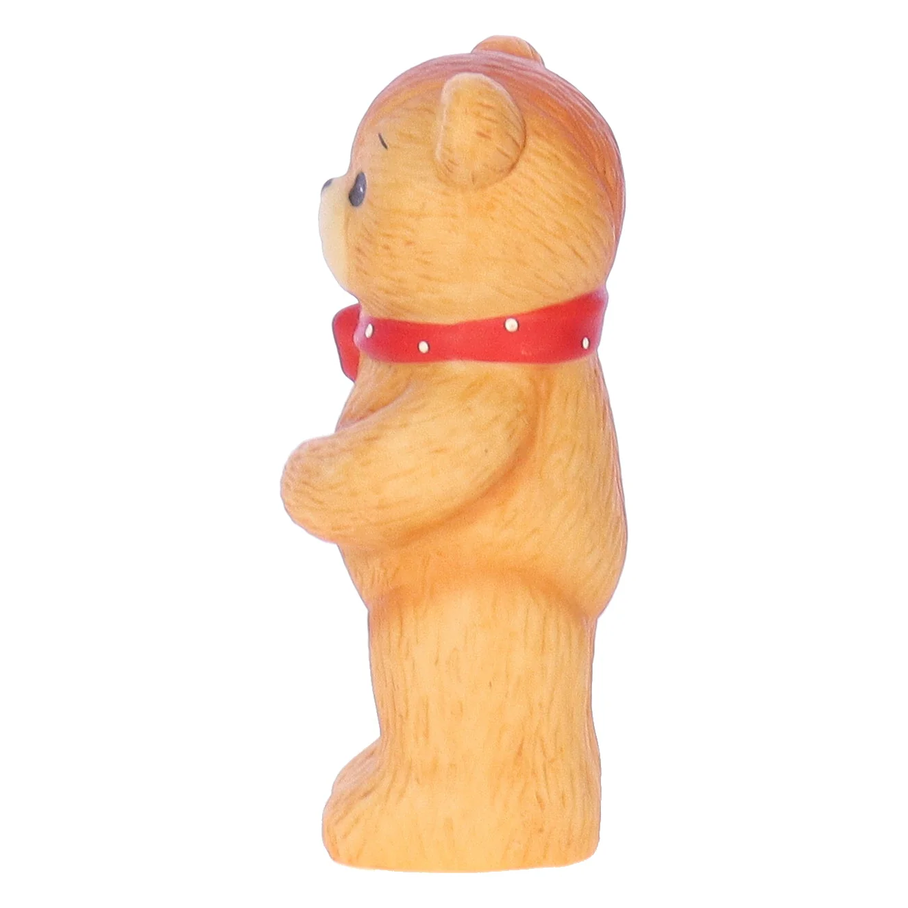 Lucy and Me Vintage 1980 Porcelain Figurine Big Bear with Red Bow Lucy_And_Me_132 - Image 3
