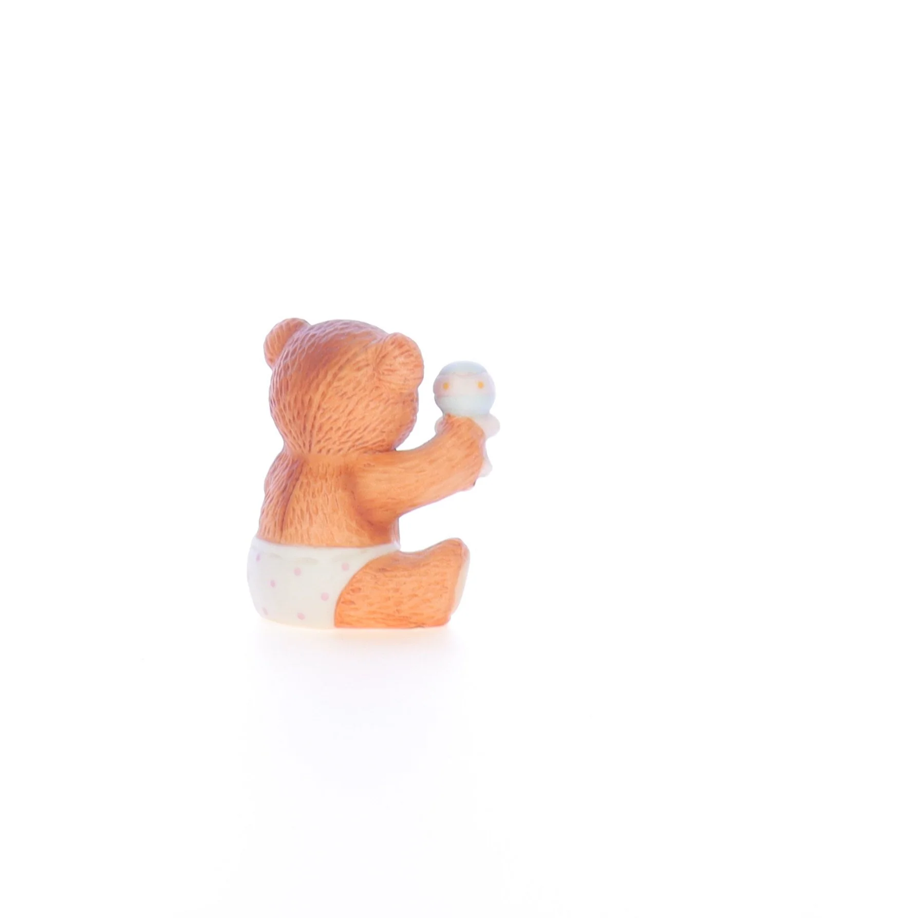 Lucy and Me Vintage 1982 Porcelain Figurine Baby Bear with Rattle Lucy_Unknown_043 - Image 6