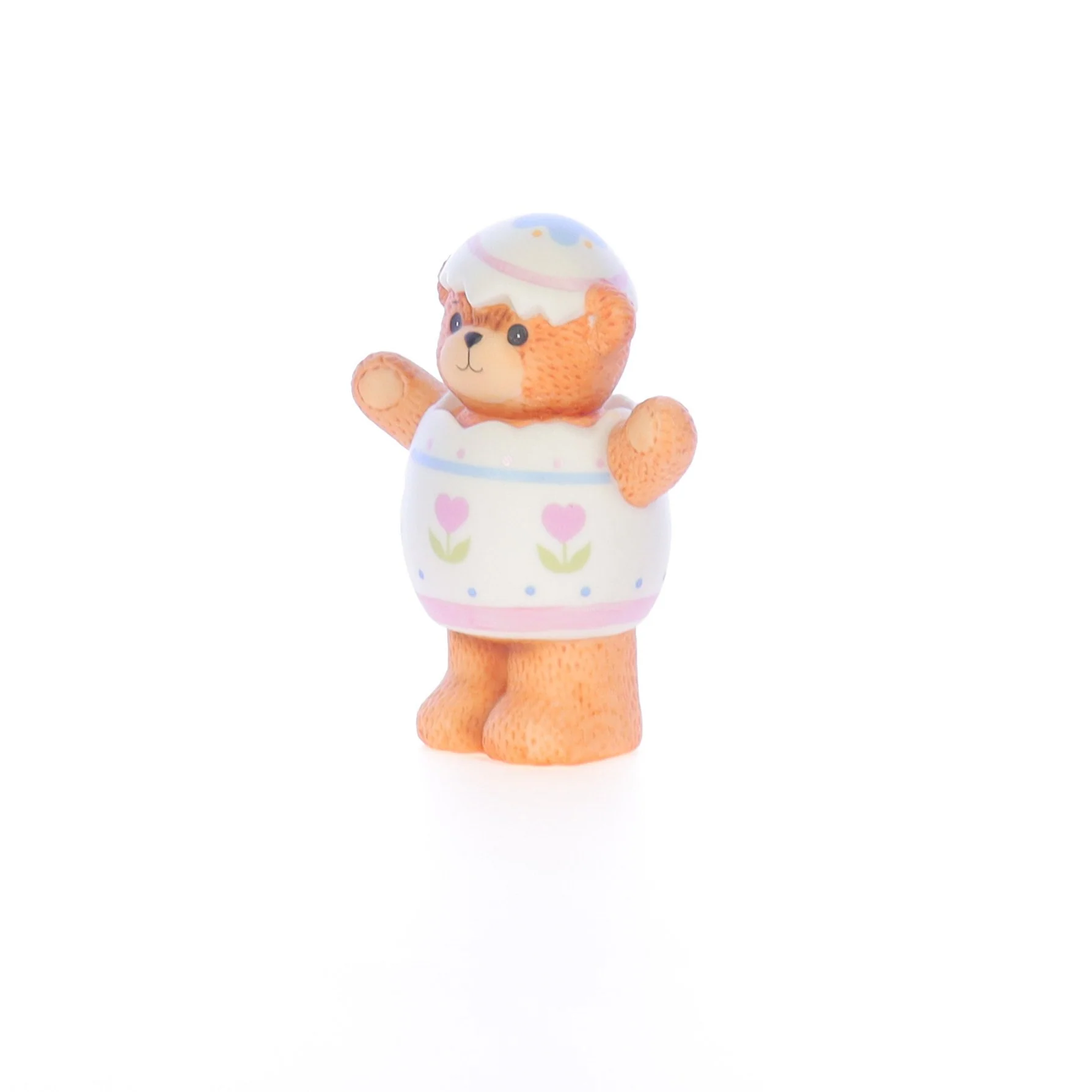 Lucy and Me Vintage 1985 Porcelain Figurine Bear in Easter Egg Costume - Image 2