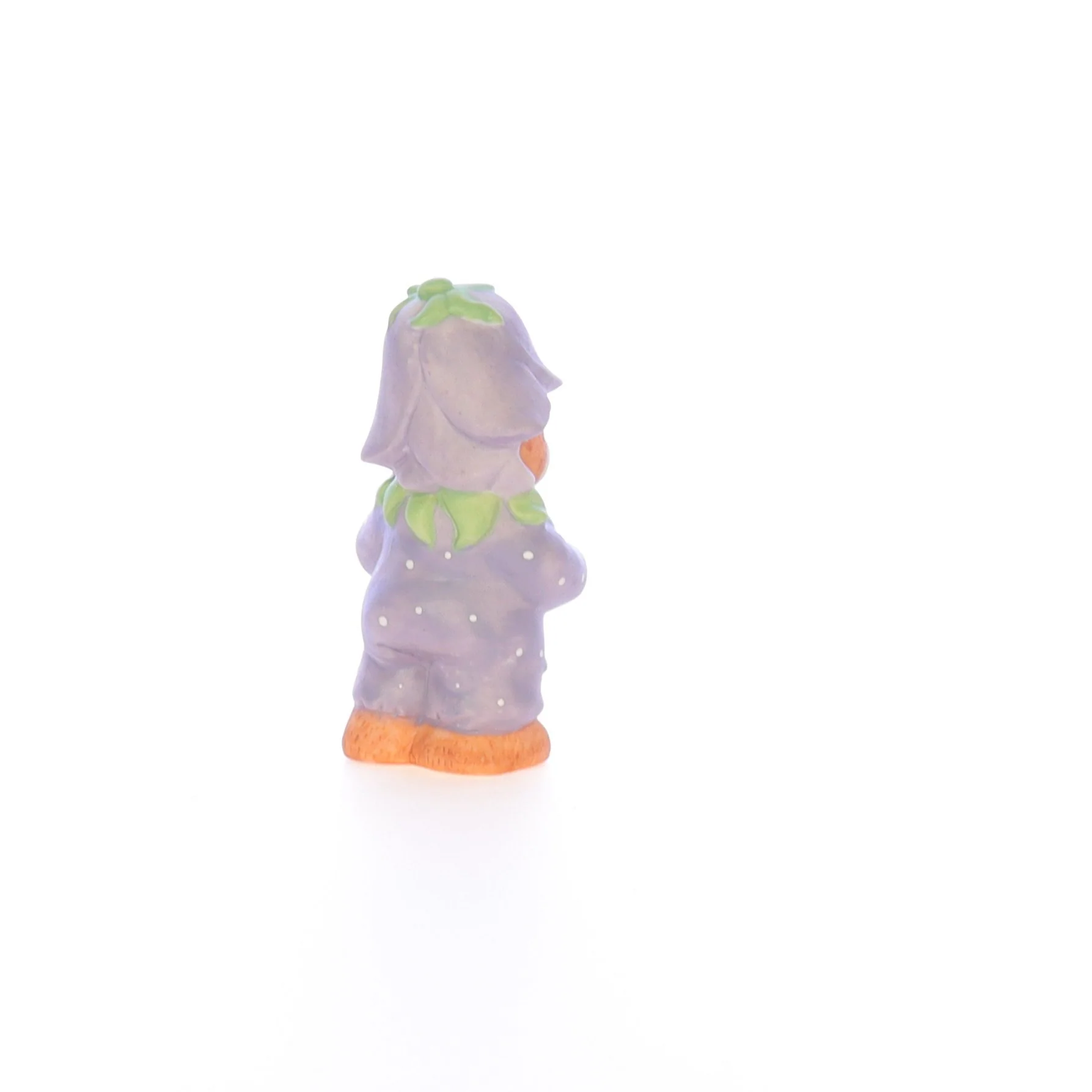 Lucy and Me Vintage 1969 Porcelain Figurine Bear with Purple Flower Costume - Image 6