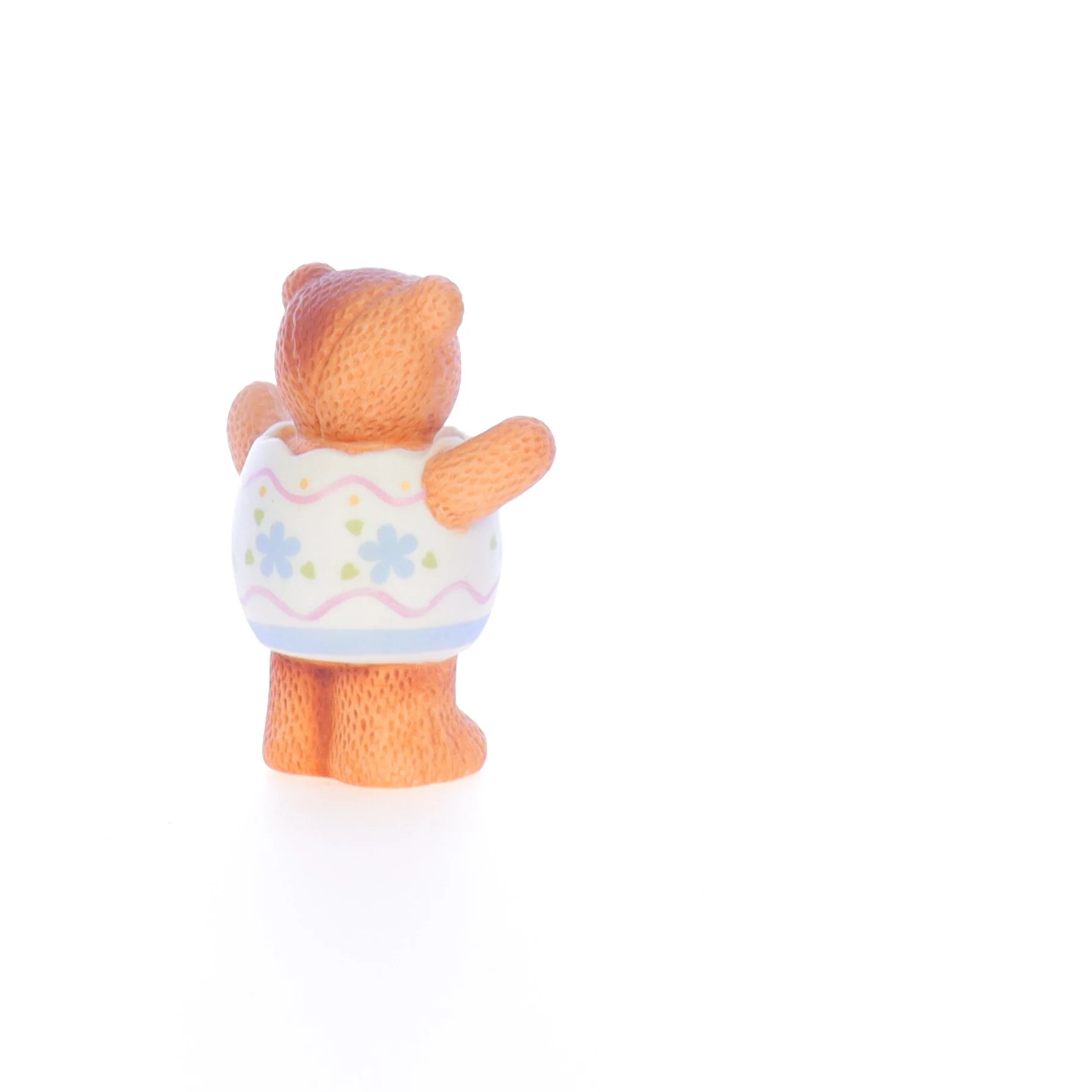 Lucy and Me Vintage 1985 Porcelain Figurine Girl Bear with Easter Egg Costume - Image 6