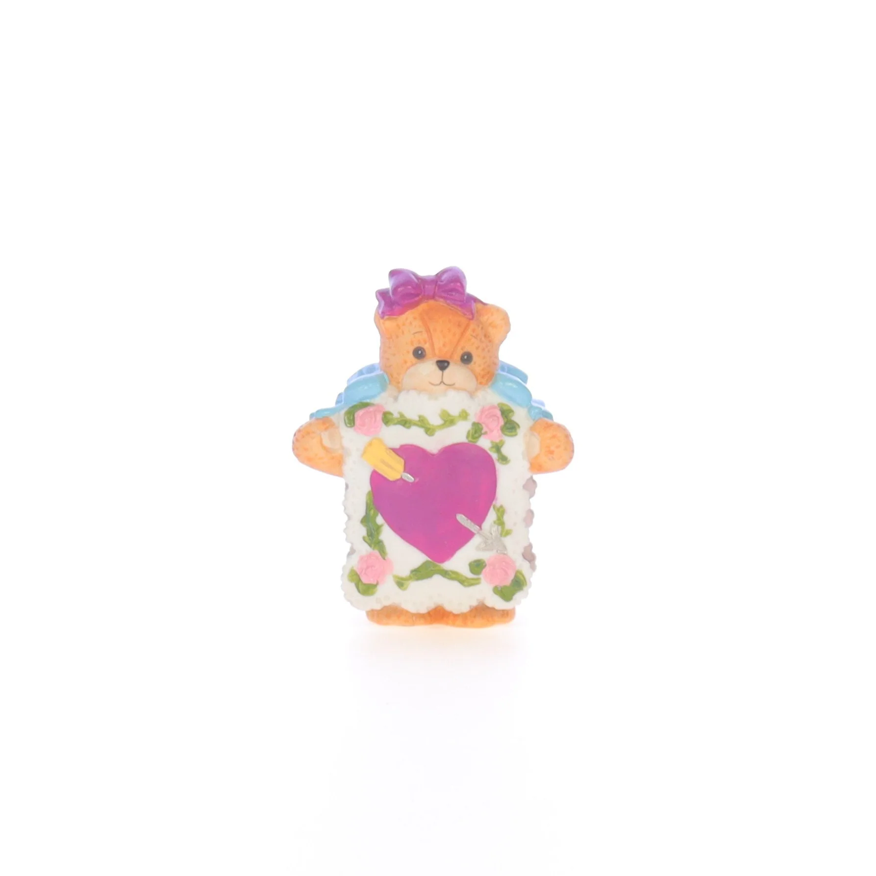 Lucy and Me Vintage Porcelain Figurine Heart Card Bear Lucy_Unknown_075