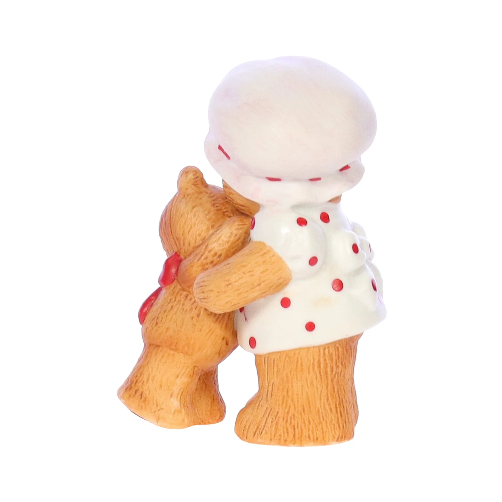 Lucy and Me Vintage 1980 Porcelain Figurine Mother Bear Hugging Baby - Image 5