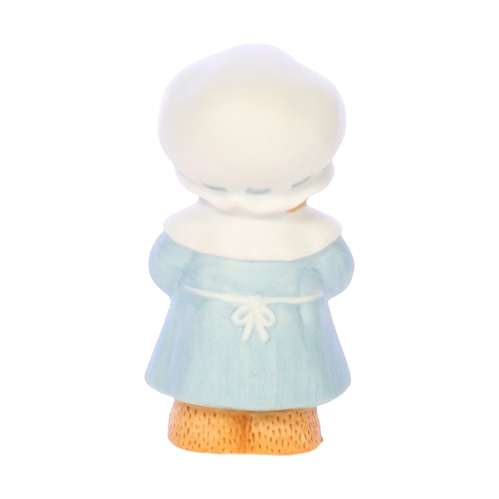 Lucy and Me Vintage 1984 Porcelain Figurine Mother Bear with Fruit Basket - Image 5