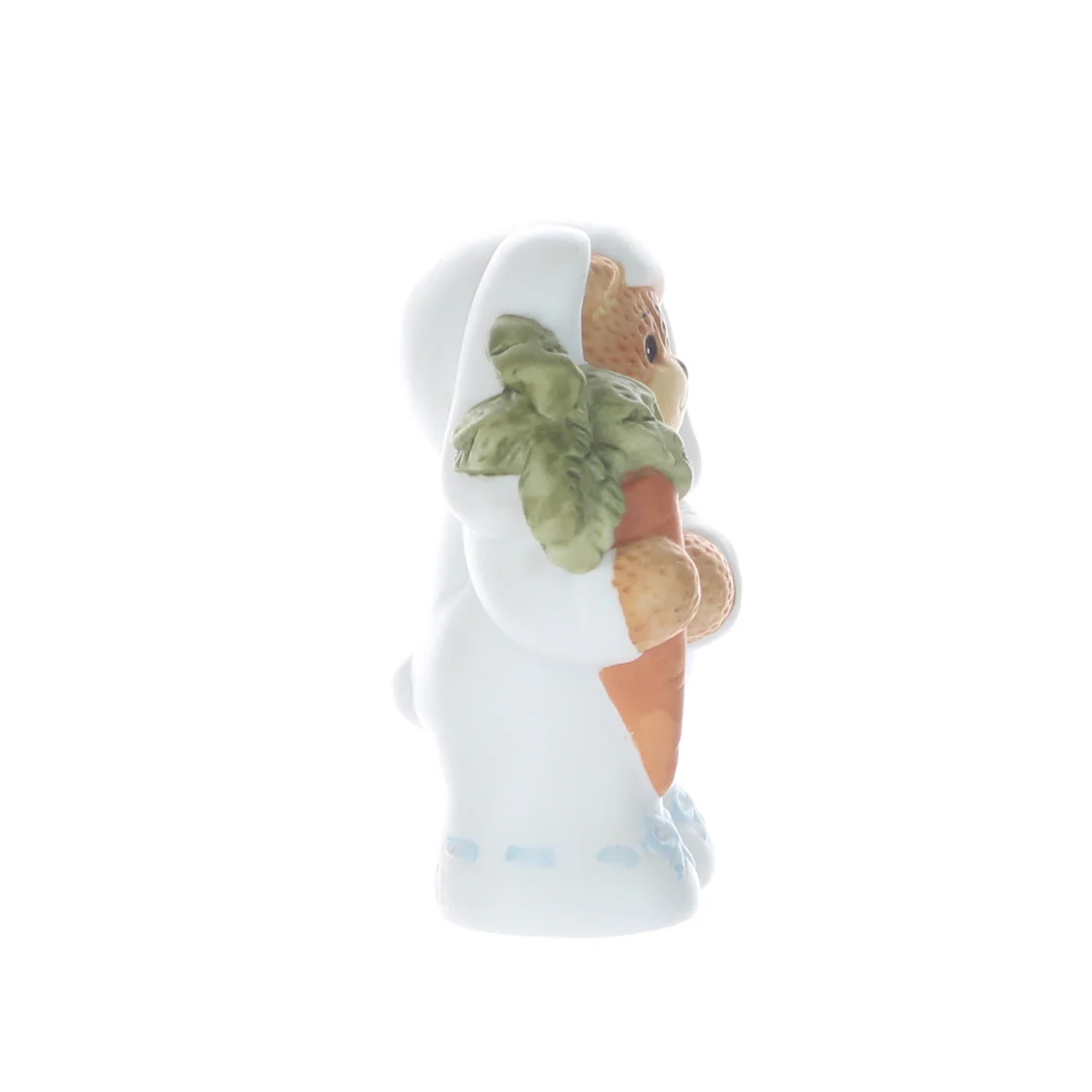 Lucy and Me Vintage 1987 Porcelain Figurine Easter Bunny with Carrot - Image 7