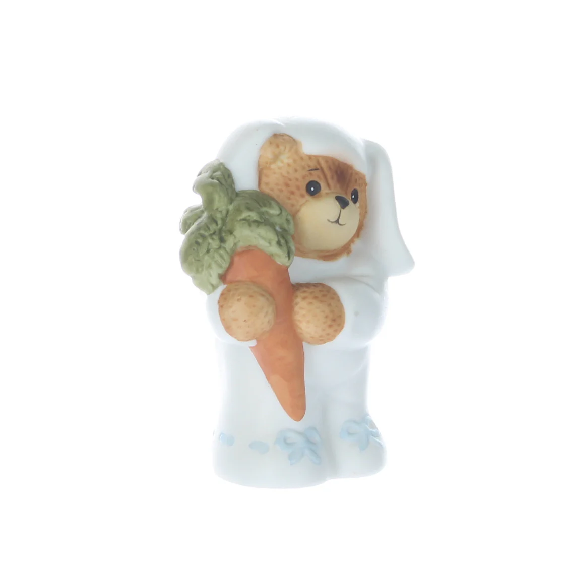 Lucy and Me Vintage 1987 Porcelain Figurine Easter Bunny with Carrot - Image 8