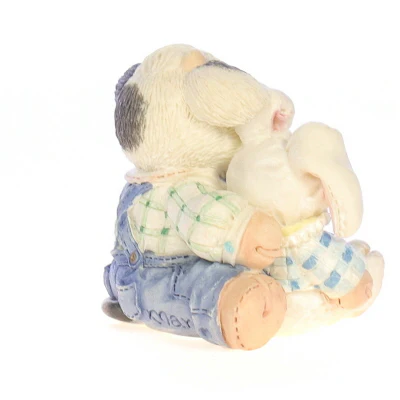 Marys Moo Moos Vintage Resin Easter Figurine 104892 Hoppy Easter To Moo 1994 2.5" - Image 6