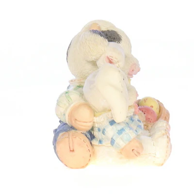 Marys Moo Moos Vintage Resin Easter Figurine 104892 Hoppy Easter To Moo 1994 2.5" - Image 7