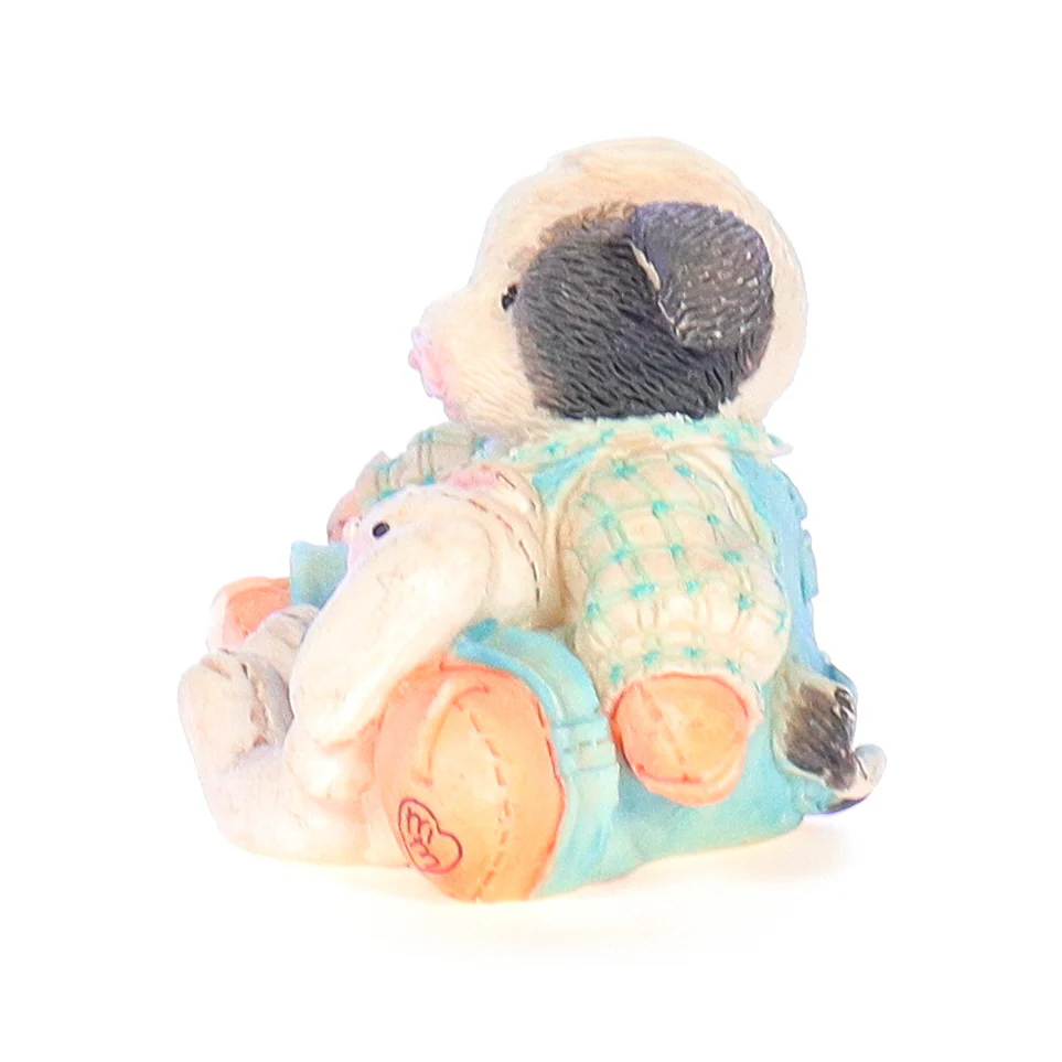 Marys Moo Moos Vintage Resin Easter Figurine 104914 Some Bunny Loves Moo 1994 - Image 3
