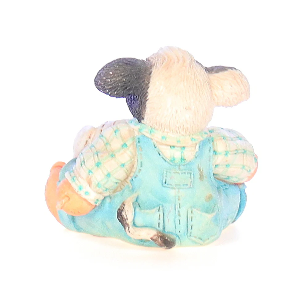 Marys Moo Moos Vintage Resin Easter Figurine 104914 Some Bunny Loves Moo 1994 - Image 5