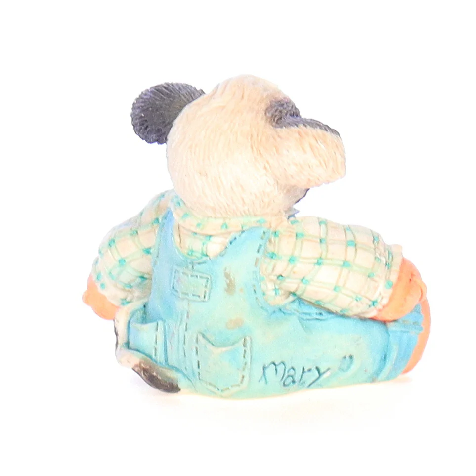 Marys Moo Moos Vintage Resin Easter Figurine 104914 Some Bunny Loves Moo 1994 - Image 6