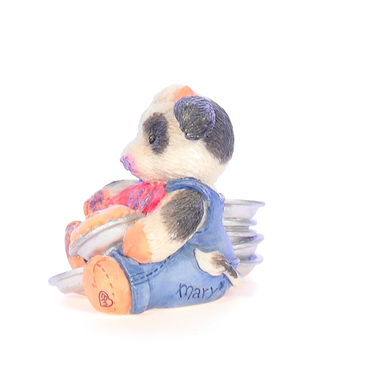 Marys Moo Moos Vintage Resin Aggriculture Figurine 125644 Cow Pies 1994 2.25" - Image 3