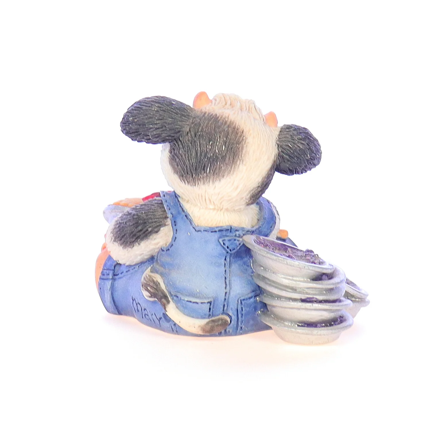 Marys Moo Moos Vintage Resin Aggriculture Figurine 125644 Cow Pies 1994 2.25" - Image 5