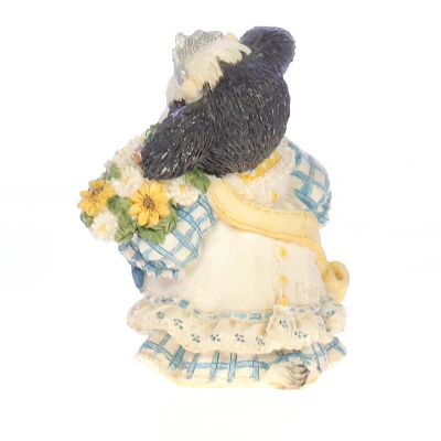 Marys Moo Moos Vintage Resin Spring Figurine 125652 Bovine Beauty 1994 3" - Image 4