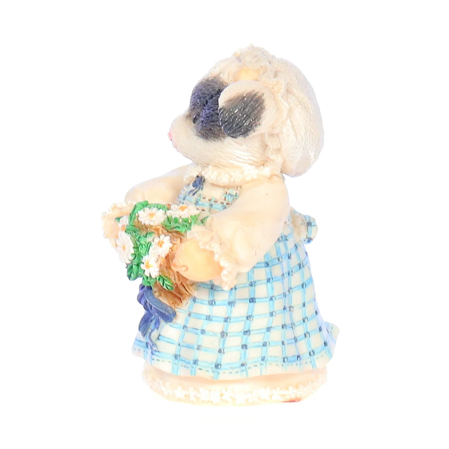 Marys Moo Moos Vintage Resin Spring Figurine 167517 Milk Maid 1995 3" - Image 3