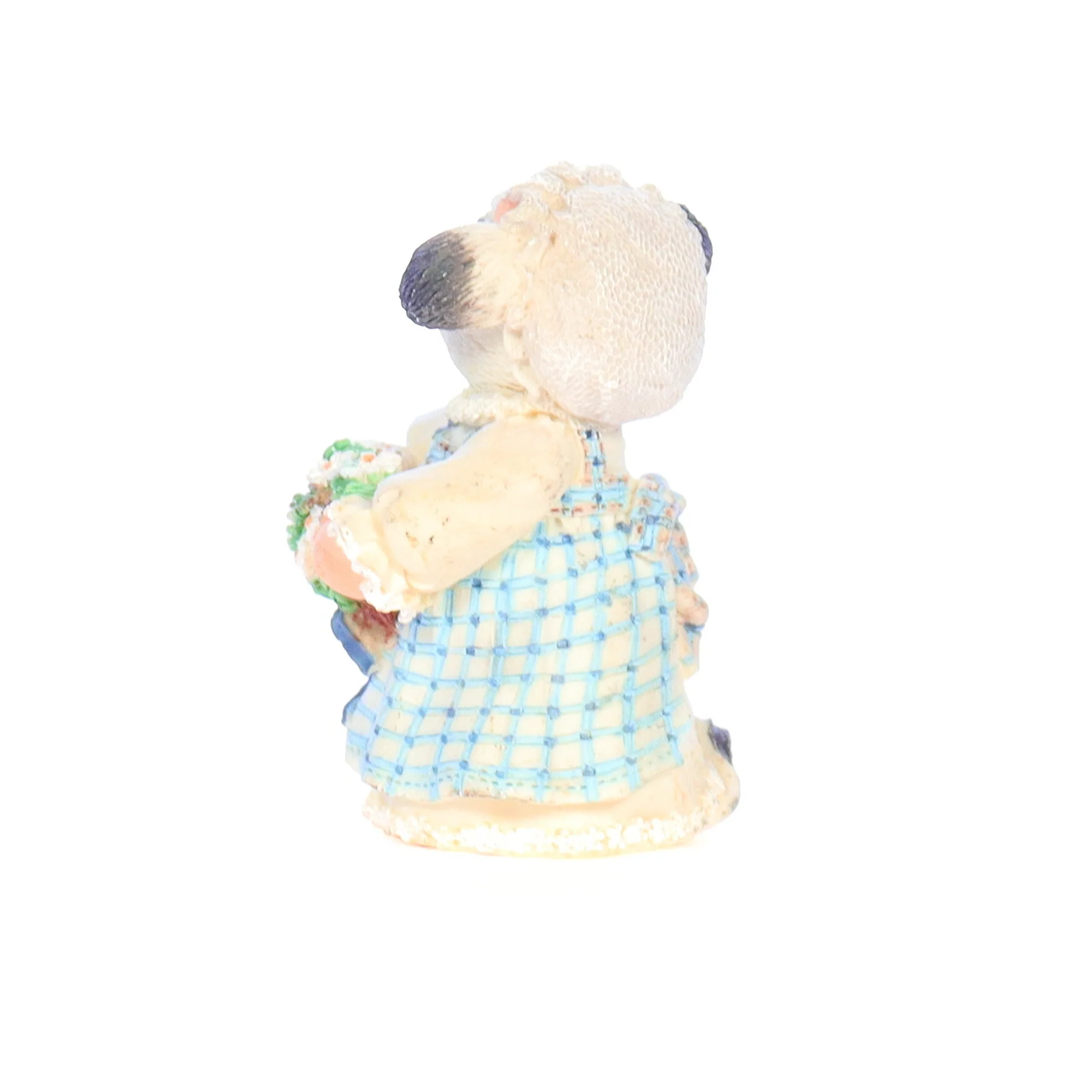 Marys Moo Moos Vintage Resin Wedding Figurine 167517 Milk Maid 1995 3.25" - Image 4