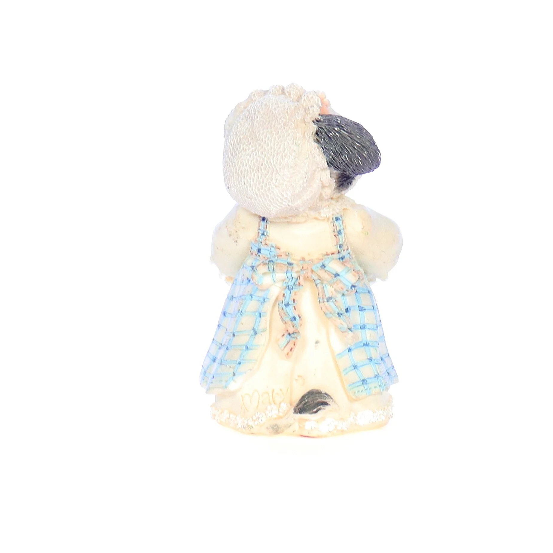 Marys Moo Moos Vintage Resin Wedding Figurine 167517 Milk Maid 1995 3.25" - Image 6
