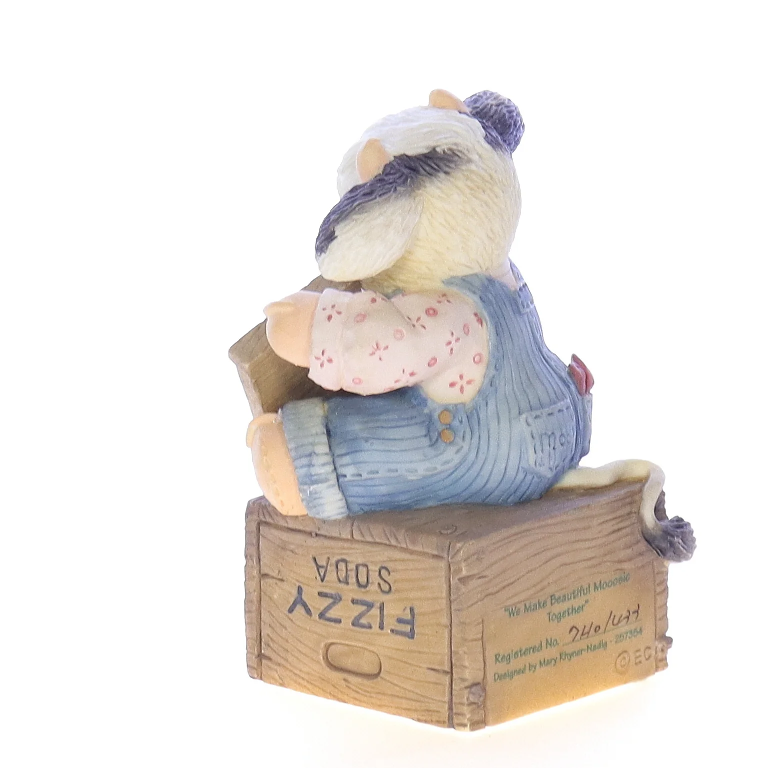 Marys Moo Moos Vintage Resin Music Figurine 257354 3.5" - Image 4