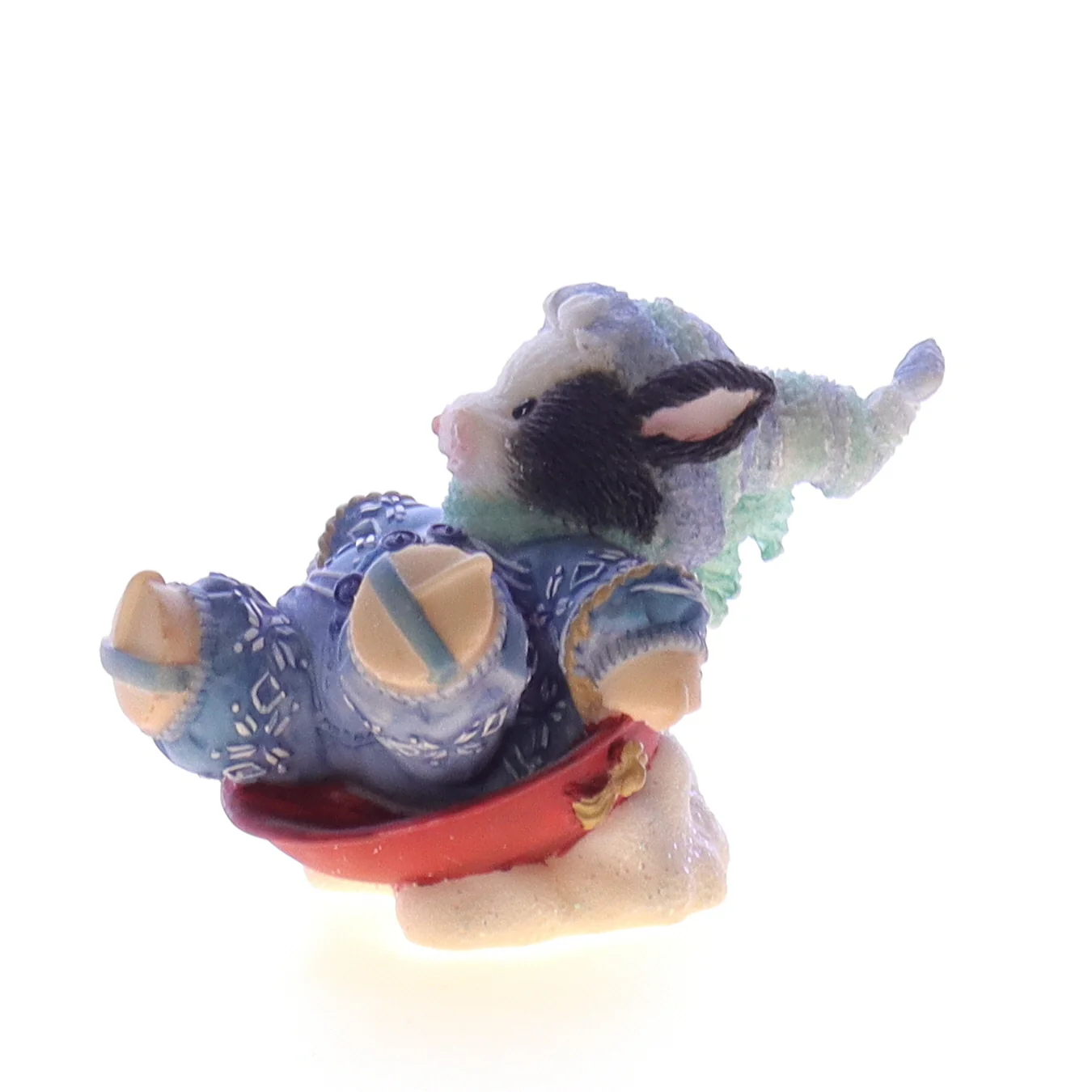 Marys Moo Moos Vintage Resin Christmas Figurine 372757 Having A Moo-velouse Time - Image 4