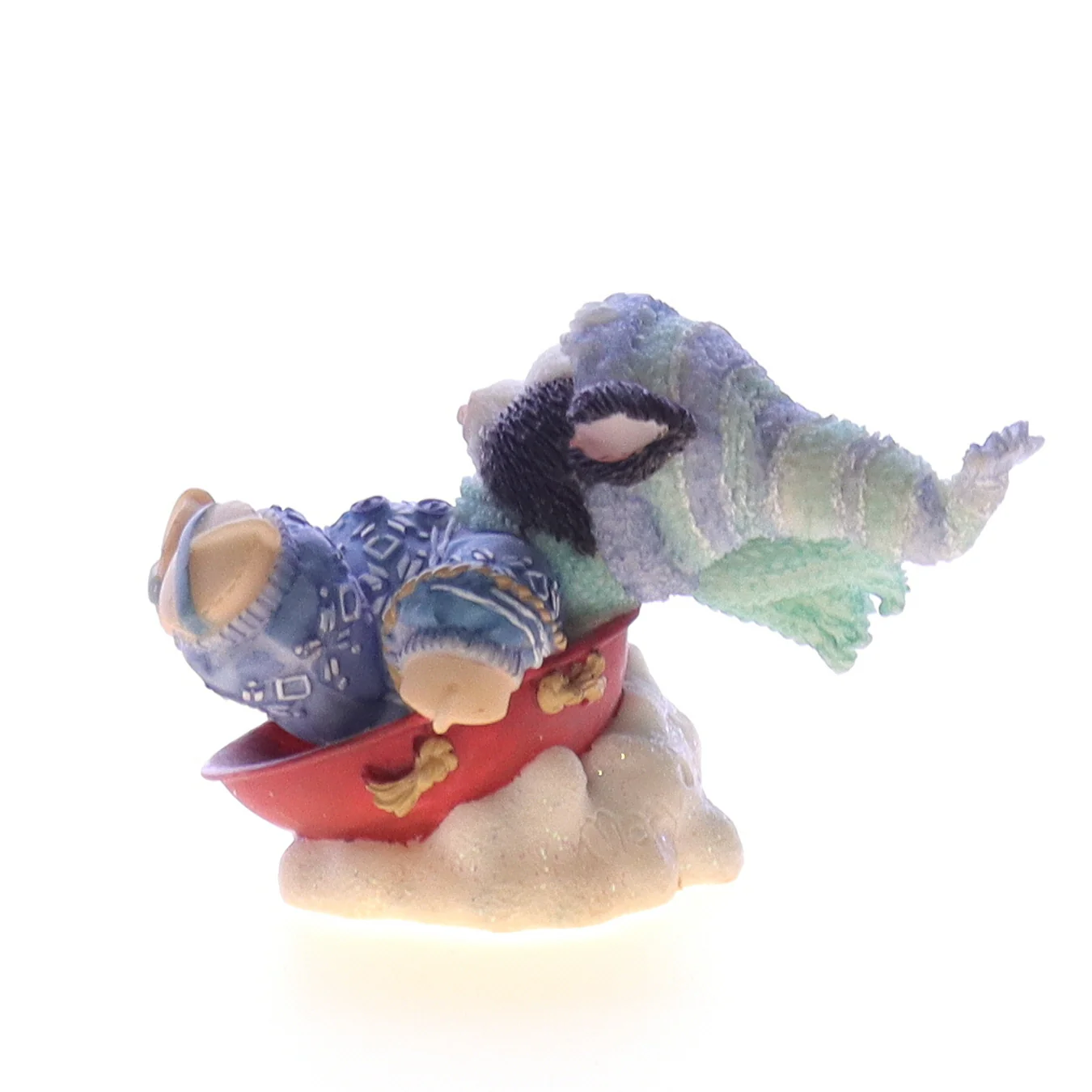 Marys Moo Moos Vintage Resin Christmas Figurine 372757 Having A Moo-velouse Time - Image 5