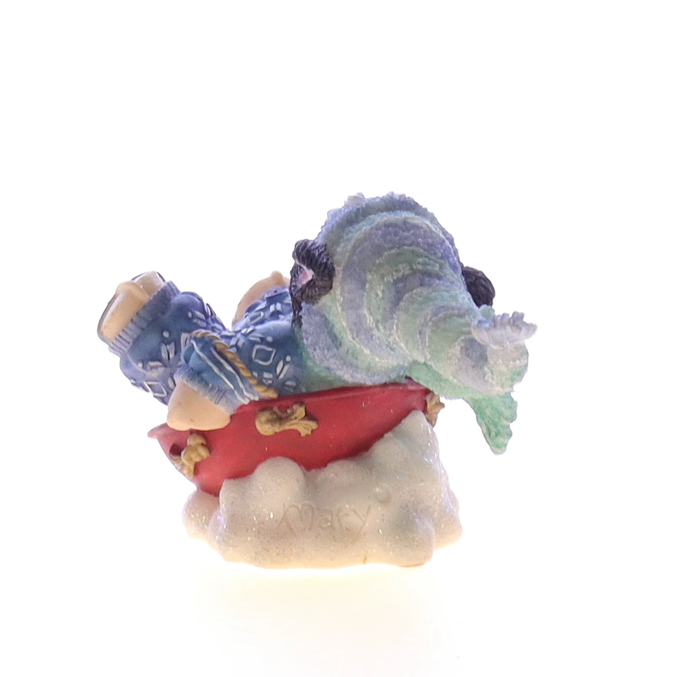 Marys Moo Moos Vintage Resin Christmas Figurine 372757 Having A Moo-velouse Time - Image 6