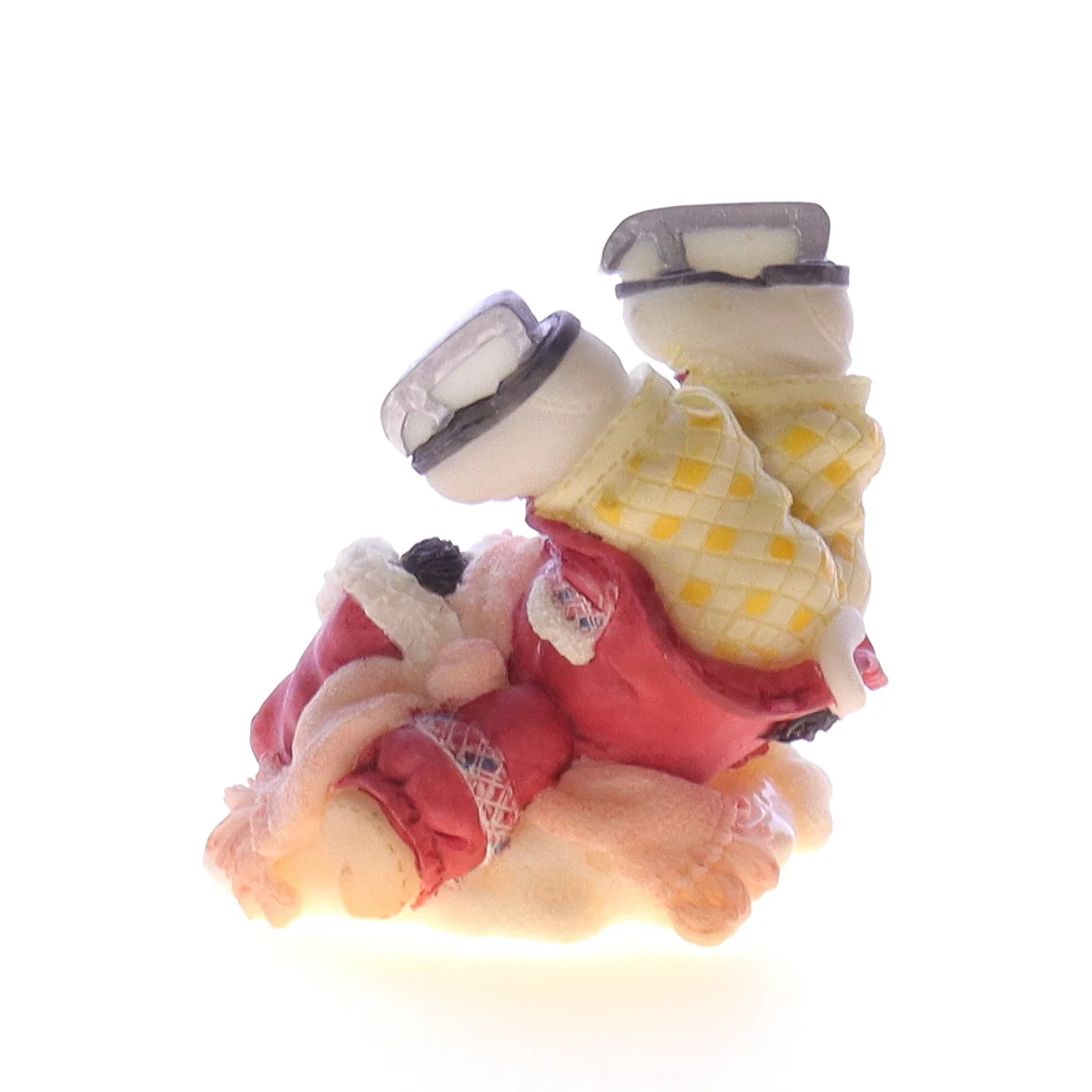 Marys Moo Moos Vintage Resin Christmas Figurine 372765 Falling For Moo 1998 2.25" - Image 5