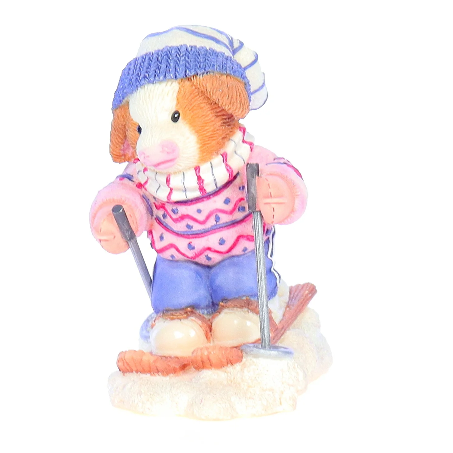 Marys Moo Moos Vintage Resin Christmas Figurine 548944 Barn To Ski 1999 3.5" - Image 3