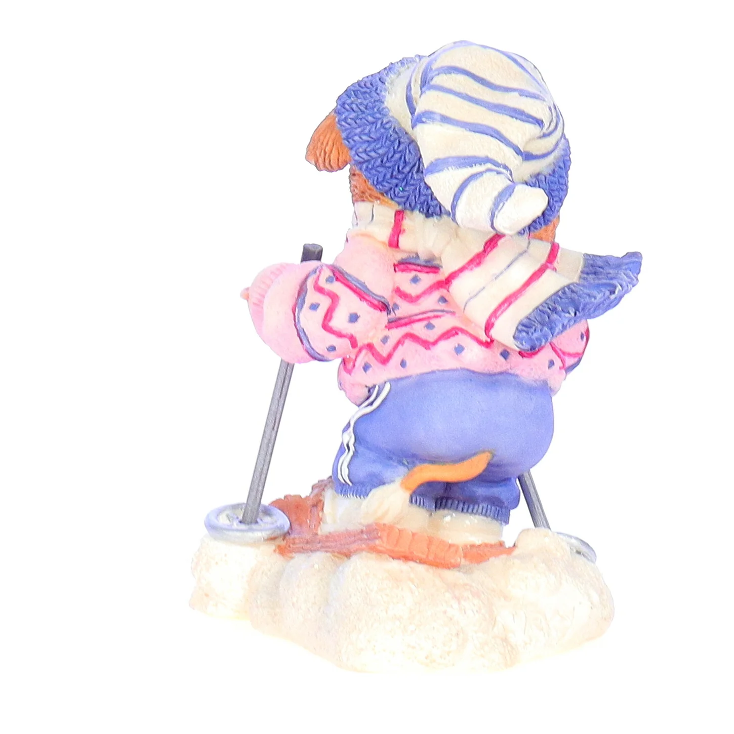 Marys Moo Moos Vintage Resin Christmas Figurine 548944 Barn To Ski 1999 3.5" - Image 6