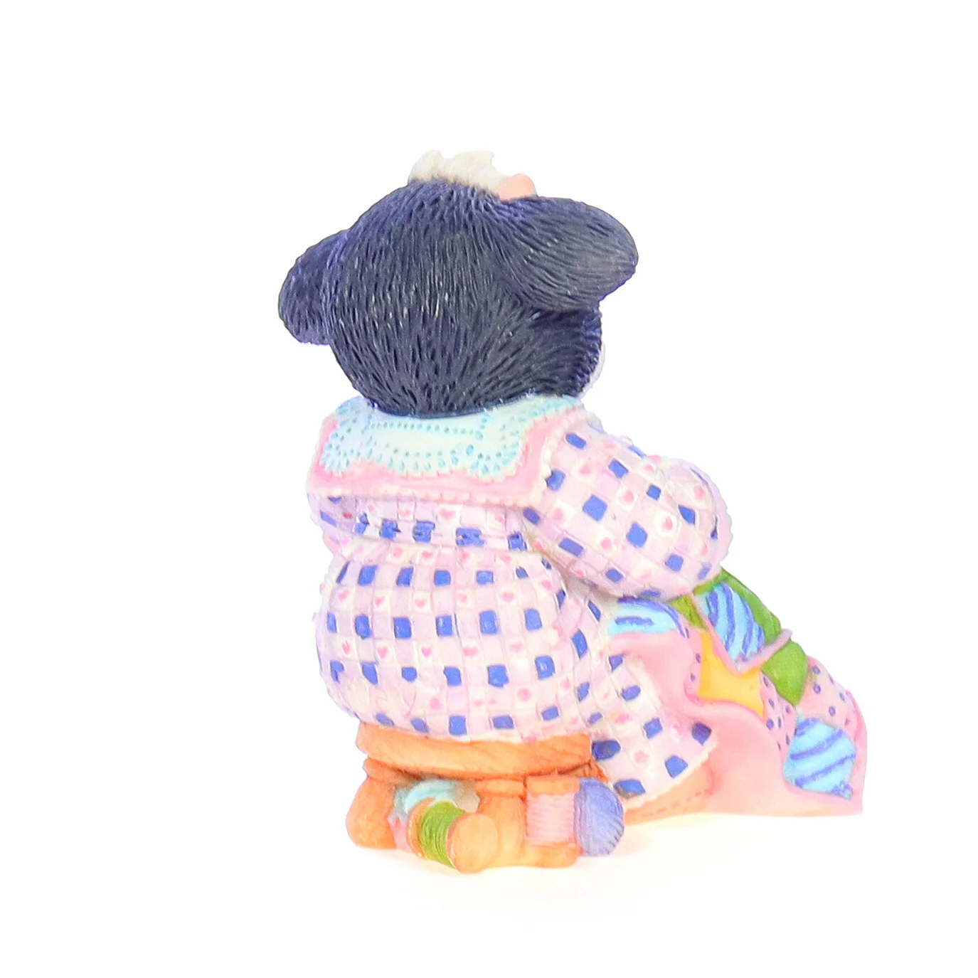 Marys Moo Moos Vintage Resin John Deere Figurine 674494 You're Sew Deere To Me 3" - Image 6