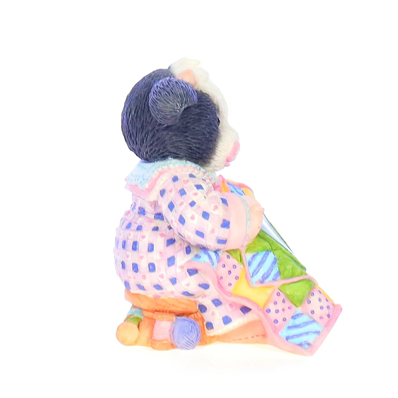 Marys Moo Moos Vintage Resin John Deere Figurine 674494 You're Sew Deere To Me 3" - Image 7