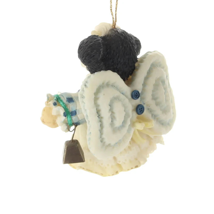 Angel with Cowbell Ornament - Image 4
