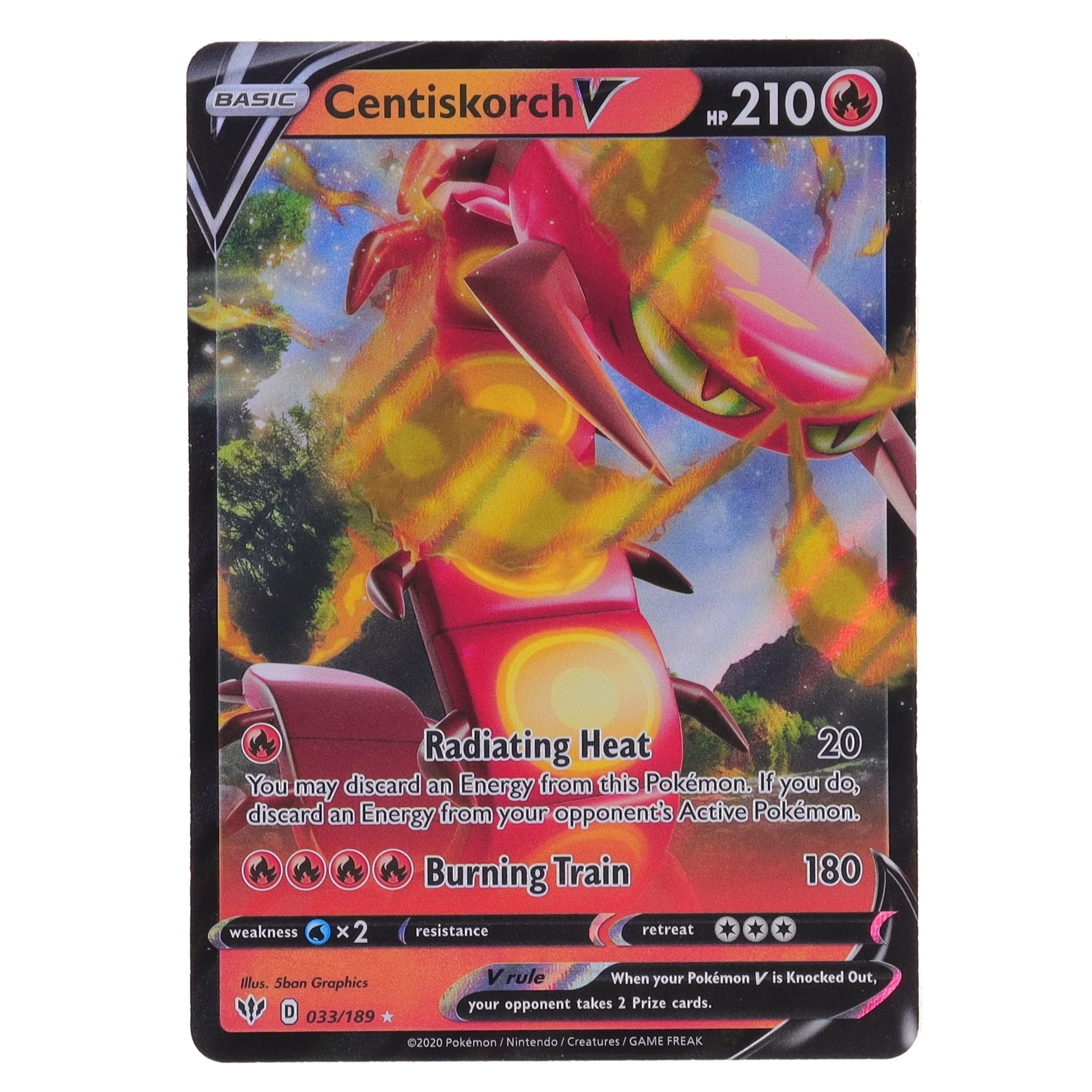 Centiskorch V | (Ultra Rare : Darkness Ablaze #33)