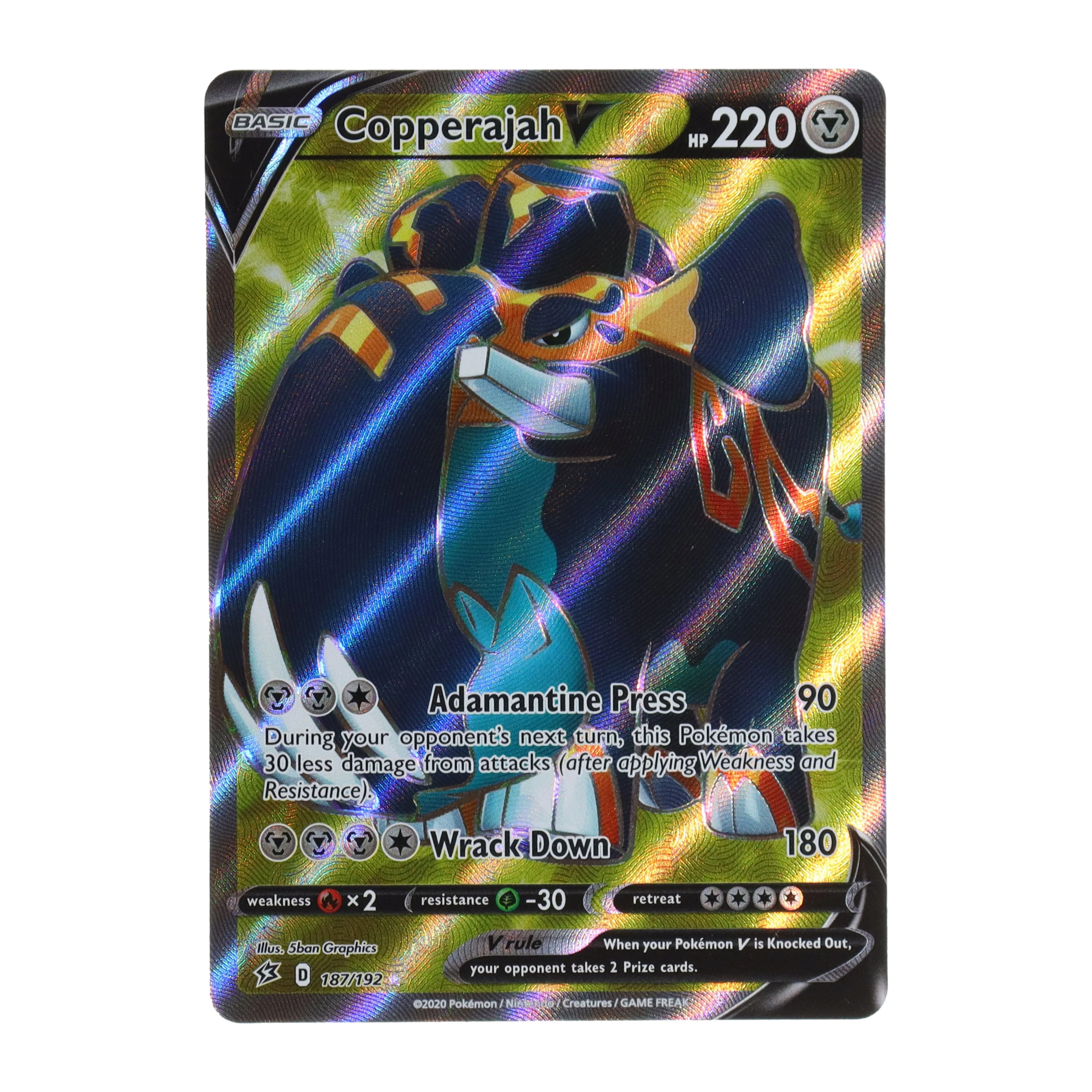 Copperajah V | (Full Art Ultra Rare : Rebel Clash #187)