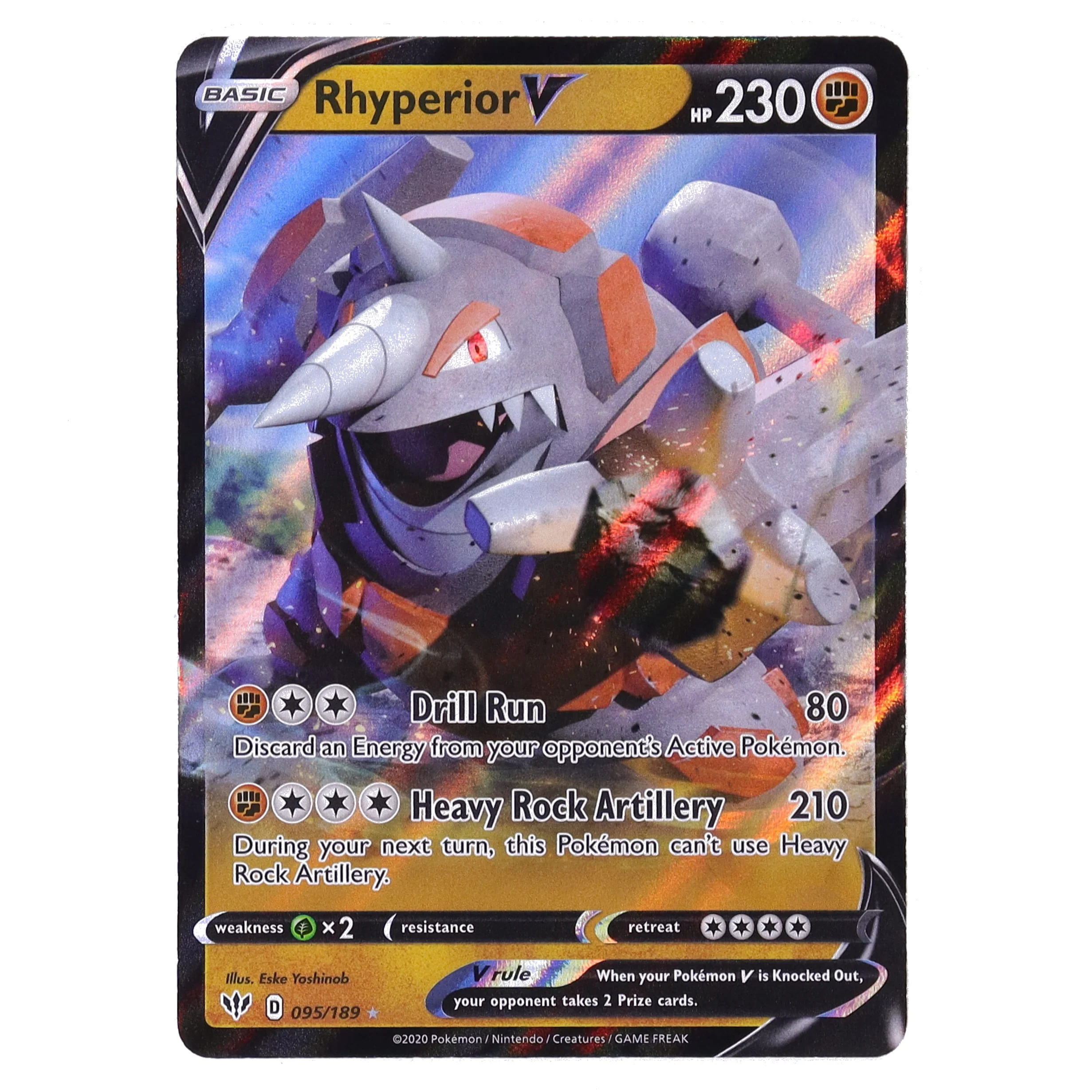 Rhyperior V | (Ultra Rare : Darkness Ablaze #95)
