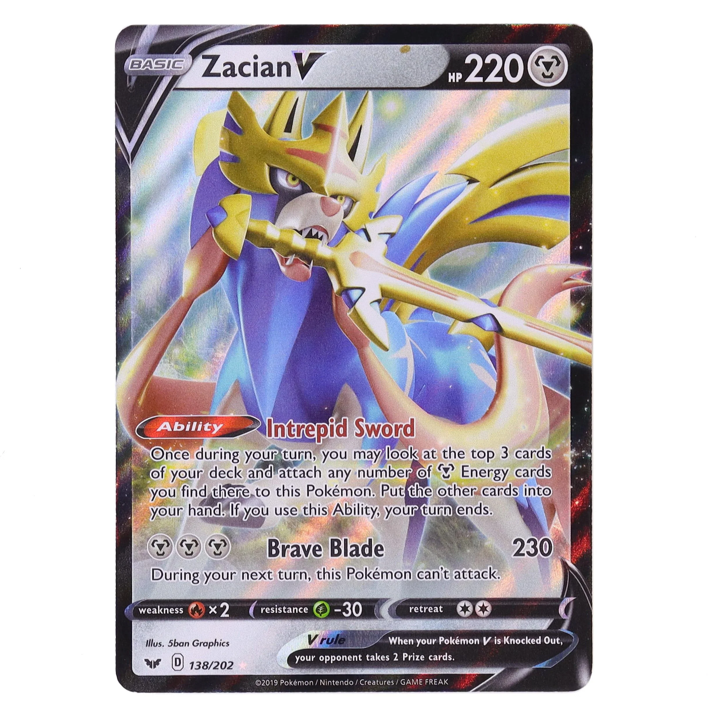 Zacian V | (Ultra Rare : Sword and Shield #138)