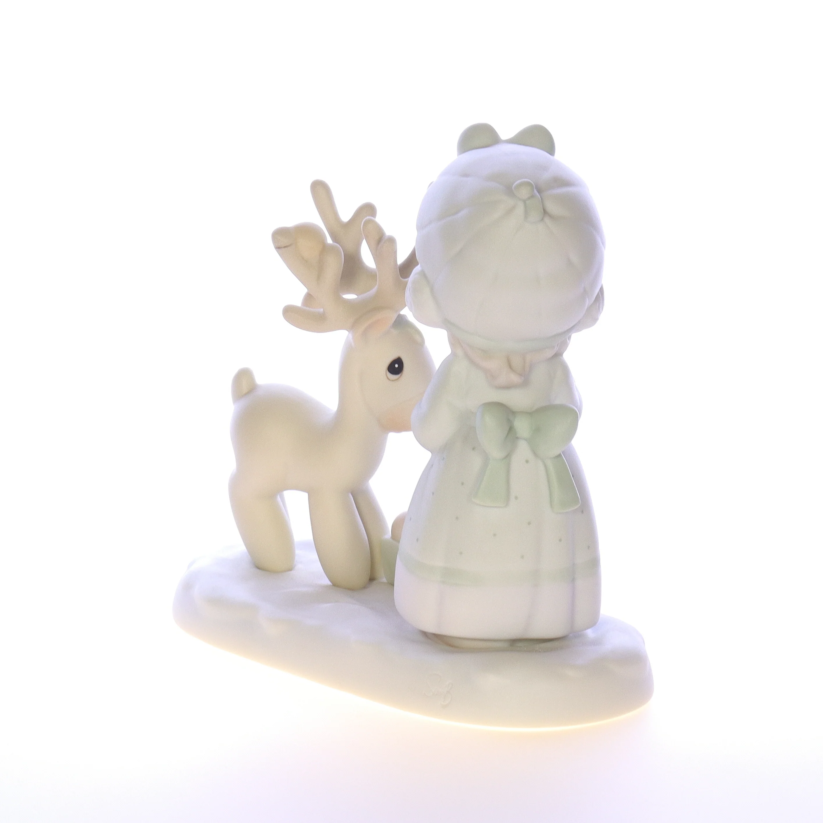Precious Moments Vintage Porcelain Christmas Figurine 522317 1989 5.5" - Image 6