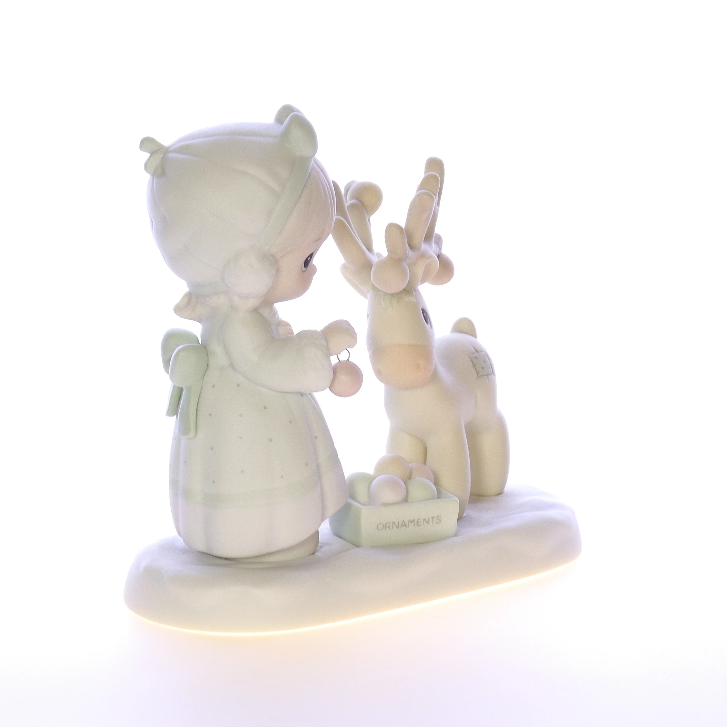 Precious Moments Vintage Porcelain Christmas Figurine 522317 1989 5.5" - Image 8