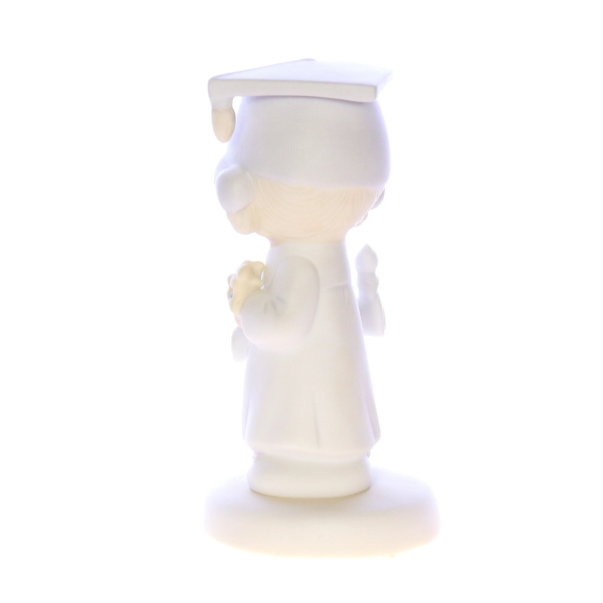 Precious Moments Vintage Porcelain Graduation Figurine E-4721 1980 5.25" - Image 4