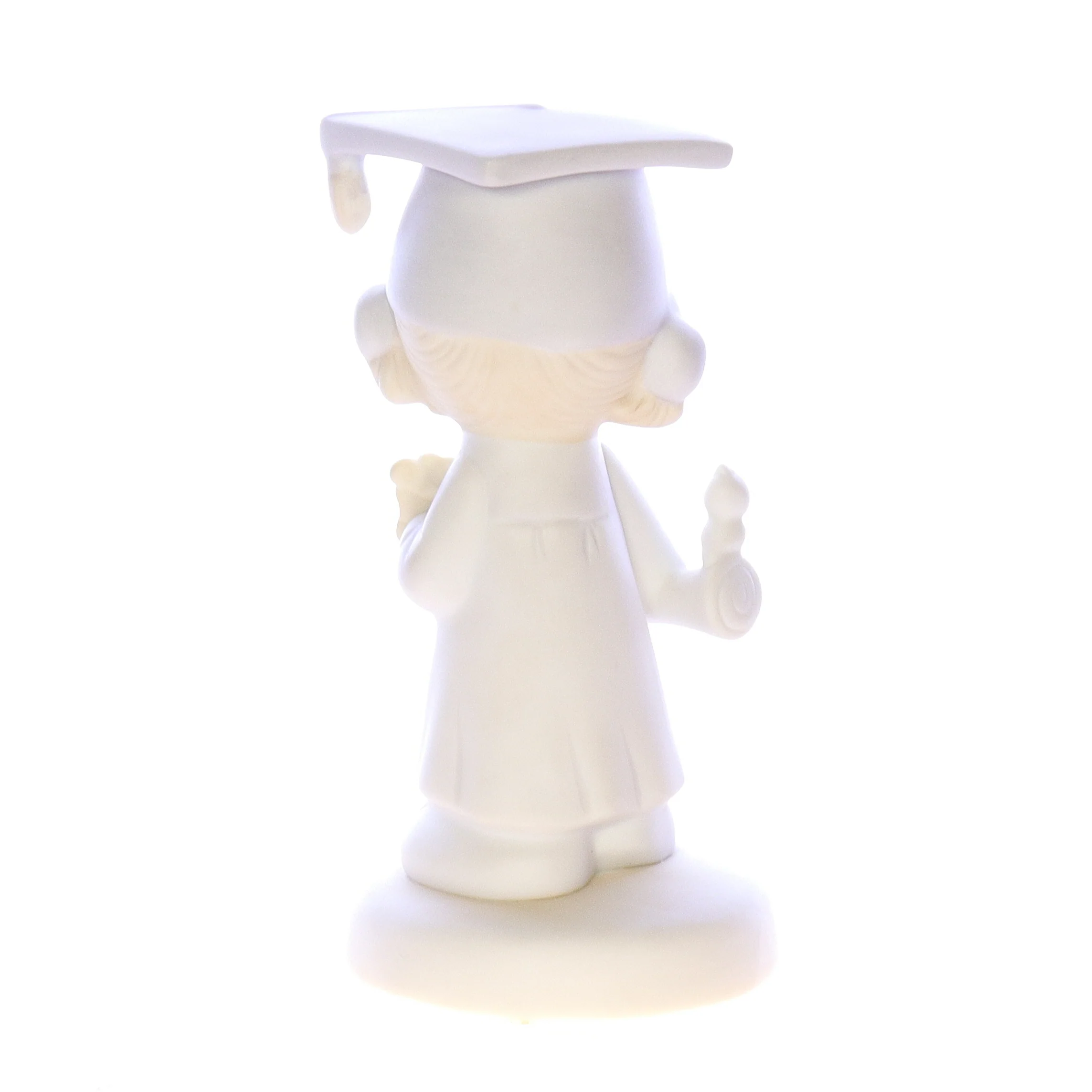 Precious Moments Vintage Porcelain Graduation Figurine E-4721 1980 5.25" - Image 5