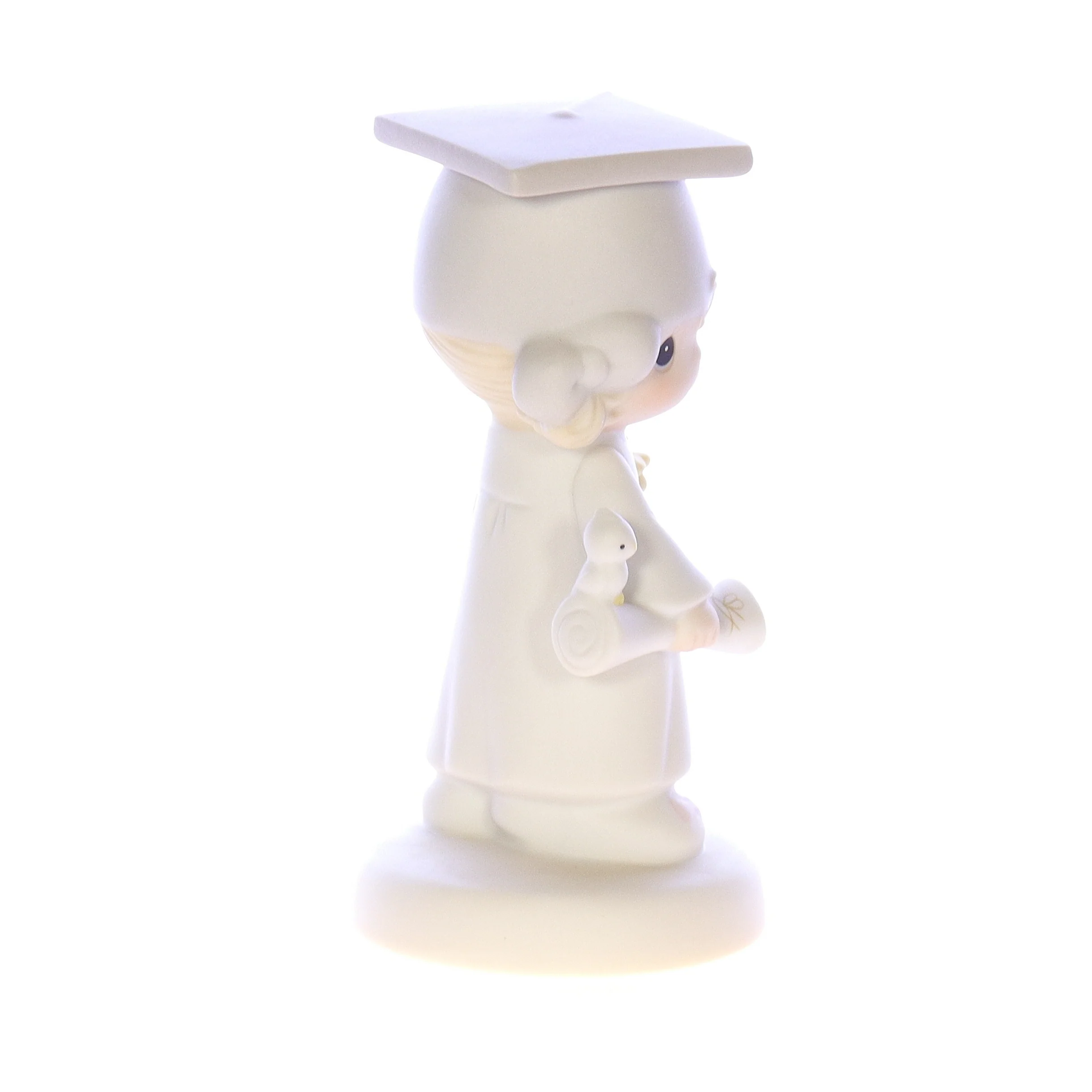 Precious Moments Vintage Porcelain Graduation Figurine E-4721 1980 5.25" - Image 7