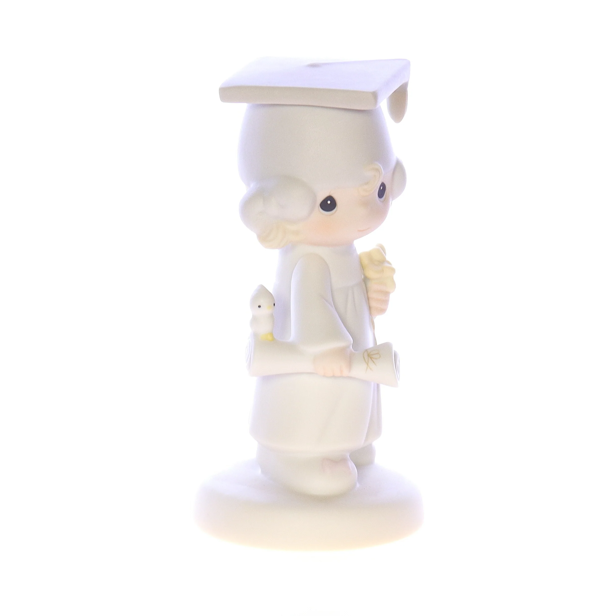 Precious Moments Vintage Porcelain Graduation Figurine E-4721 1980 5.25" - Image 8