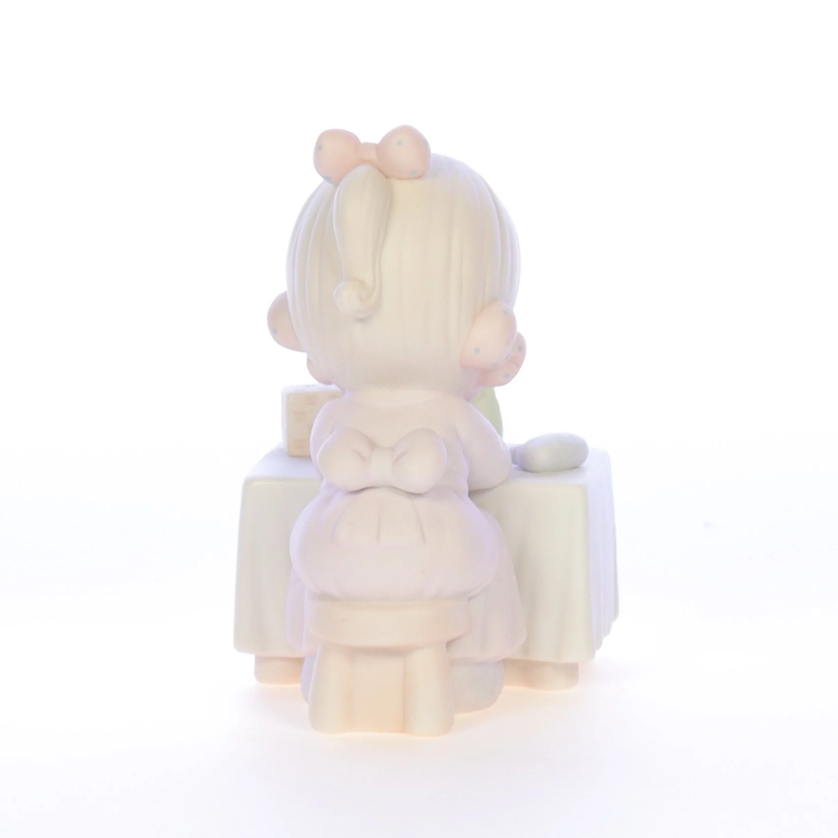 Precious Moments Vintage 1989 Porcelain Figurine My Happiness C0010 - Image 4
