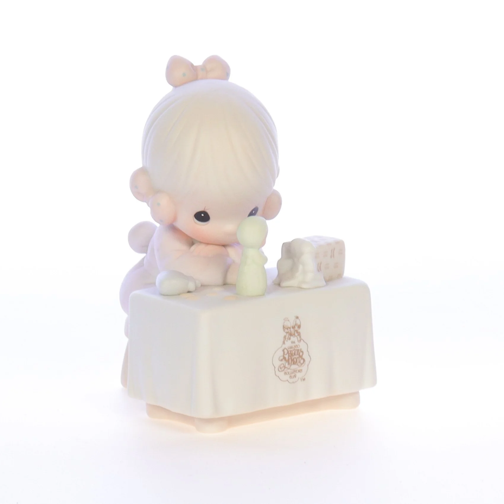 Precious Moments Vintage 1989 Porcelain Figurine My Happiness C0010 - Image 7