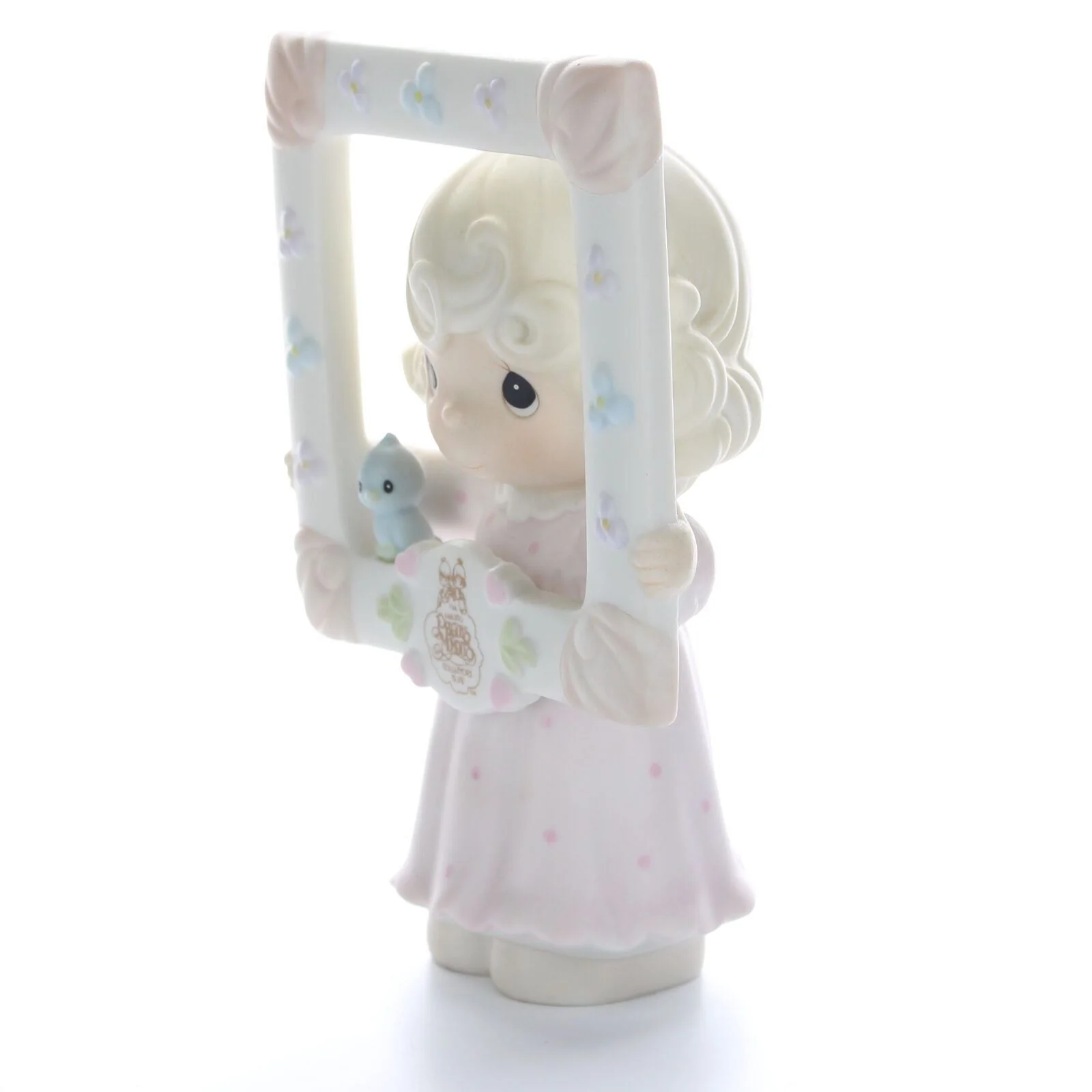 Rare Precious Moments Vintage Porcelain Figurine 1996 Symbol of Membership C0016 - Image 2