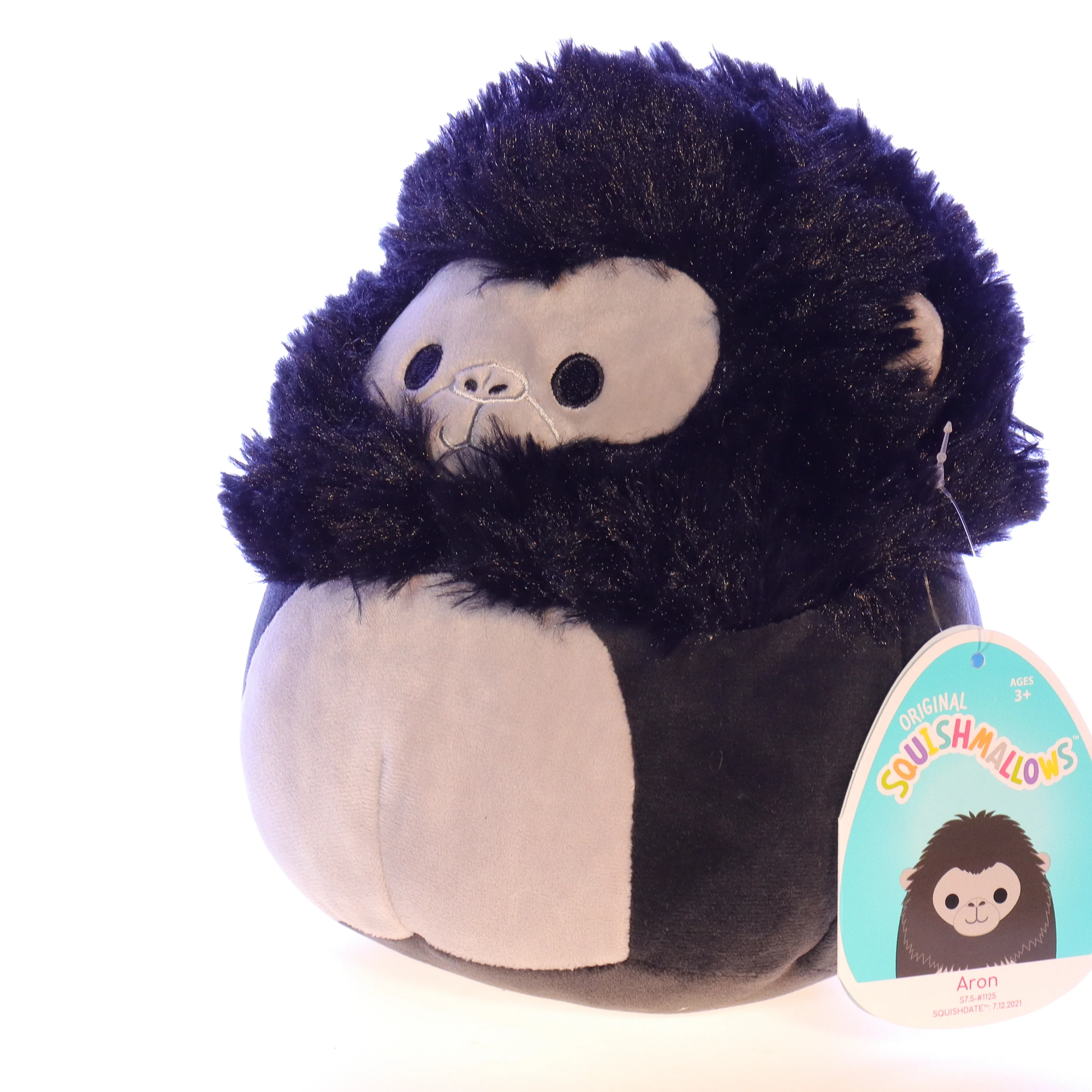 Squishmallows Plush Gorilla Stuffed Animal 4880009 Aaron Plush 2021 8" - Image 2