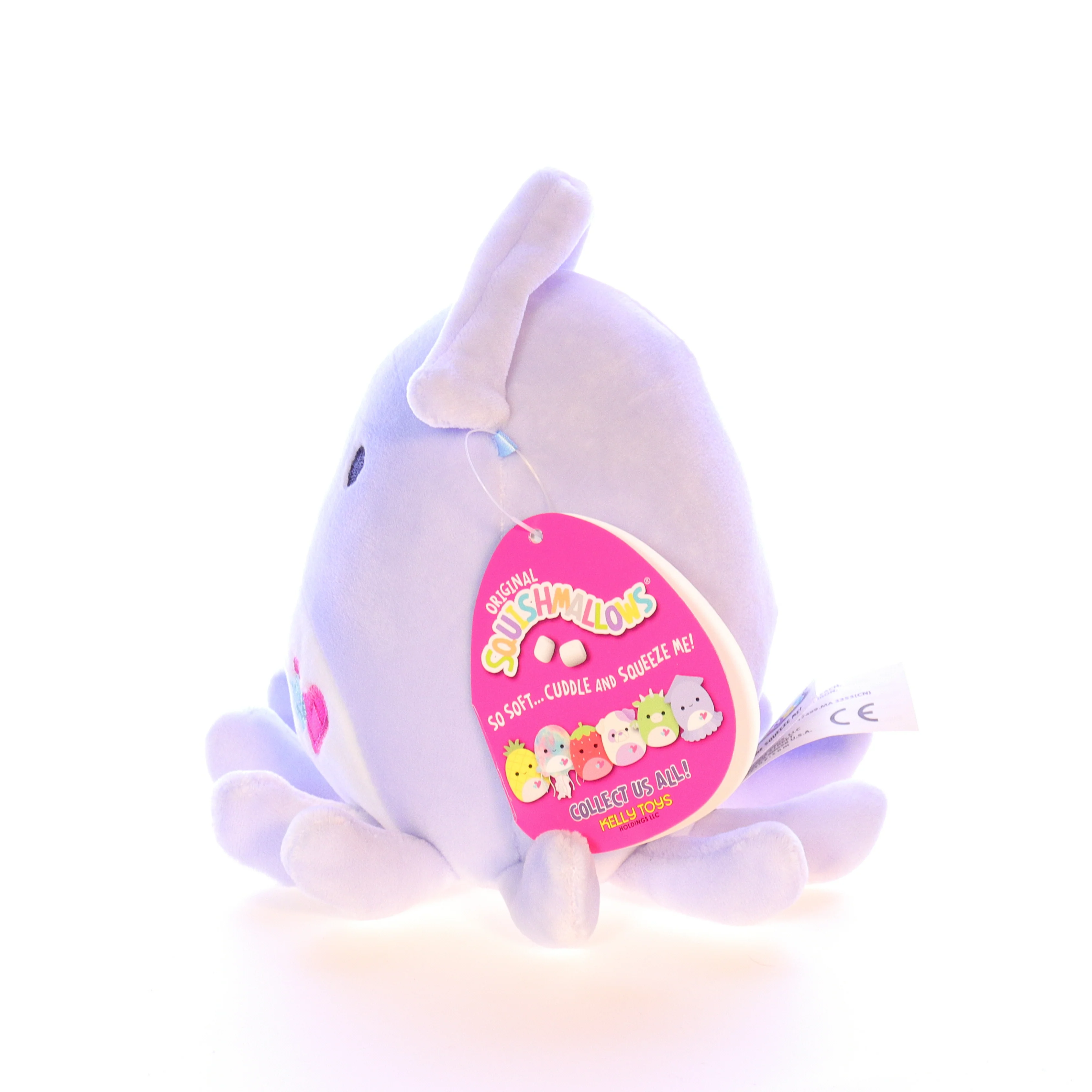 Squishmallows Plush Squid Stuffed Animal 734689212453 Stacy 2020 5" - Image 3