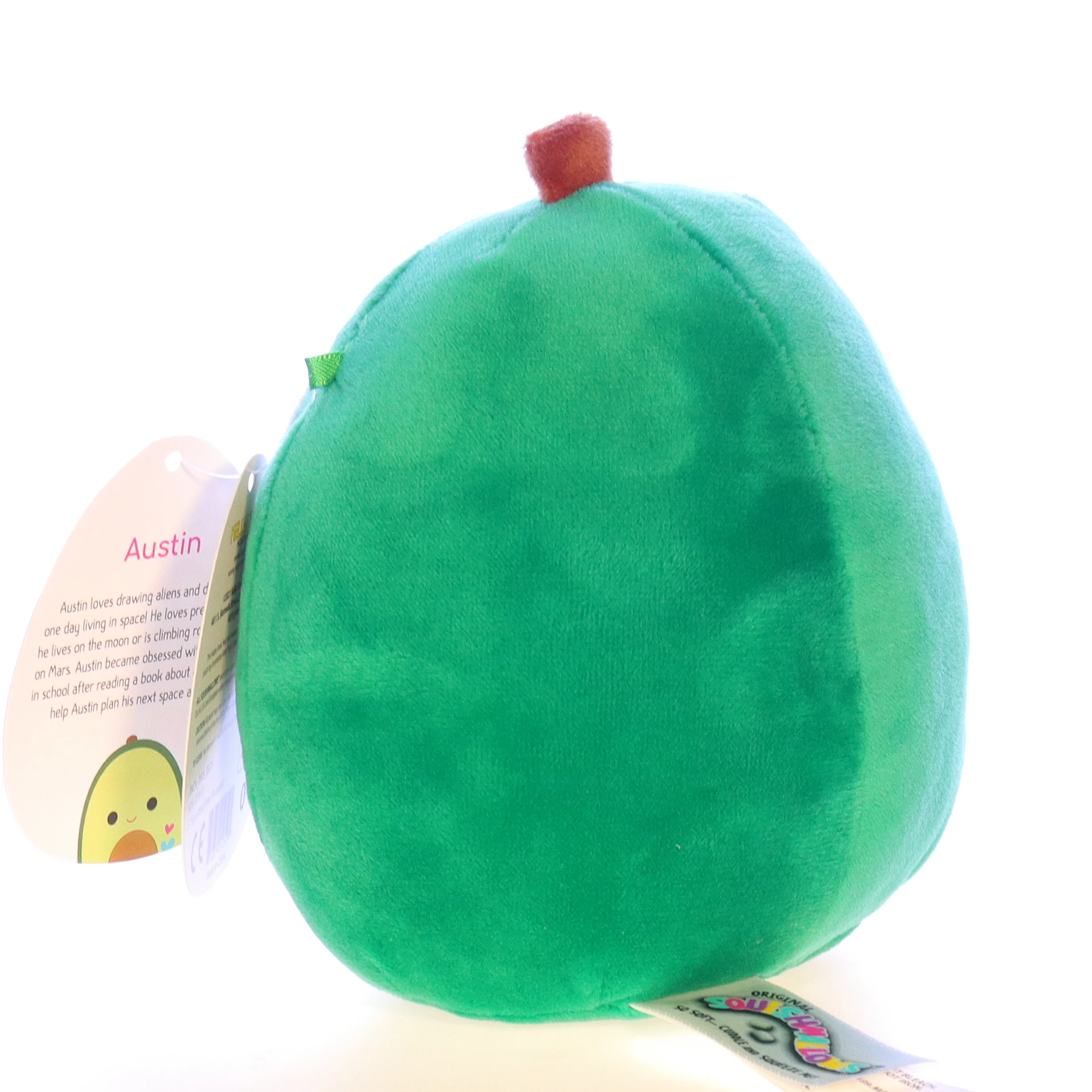 Squishmallows Plush Avocado Stuffed Animal 734689212521 Austin 2021 5" - Image 4