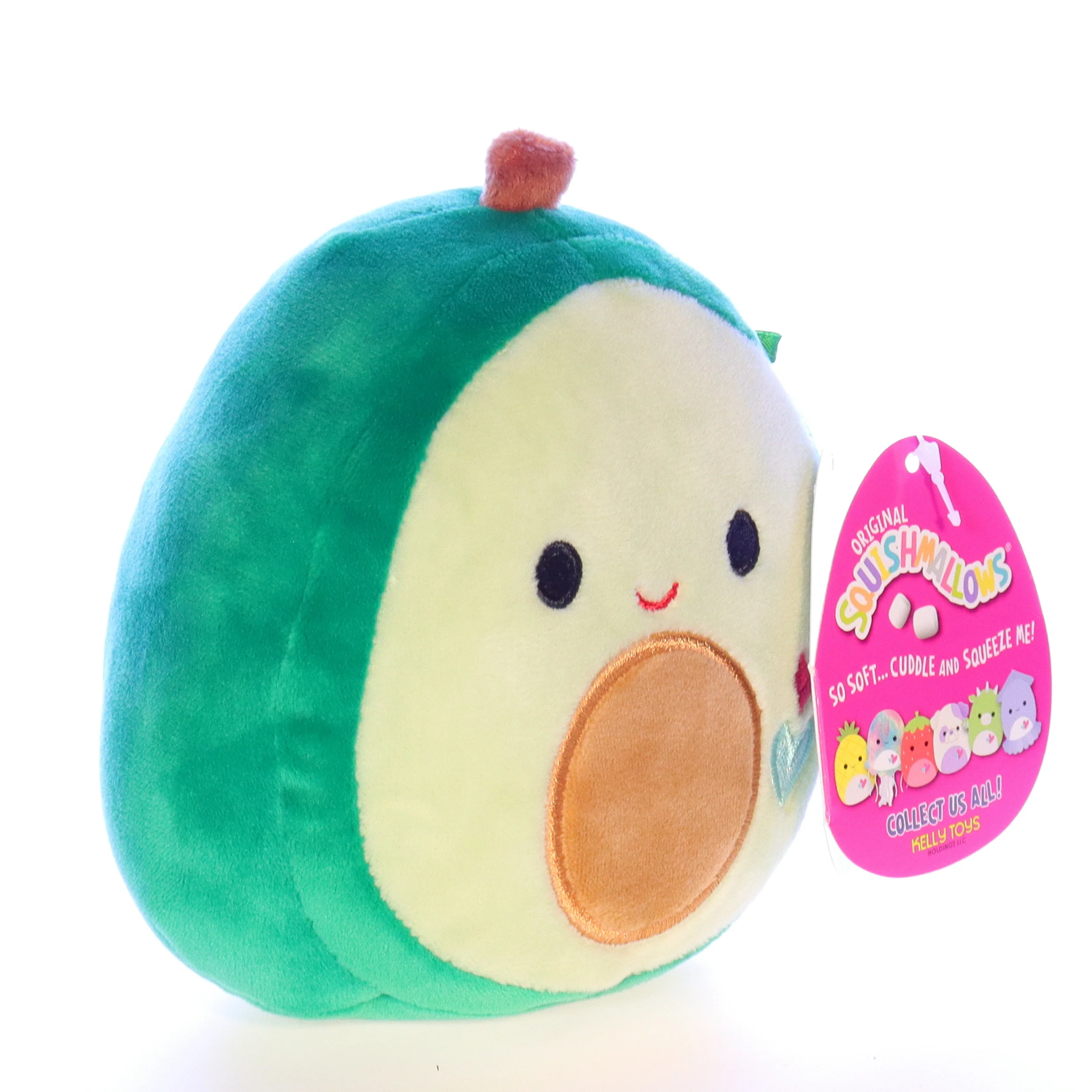 Squishmallows Plush Avocado Stuffed Animal 734689212521 Austin 2021 5" - Image 8