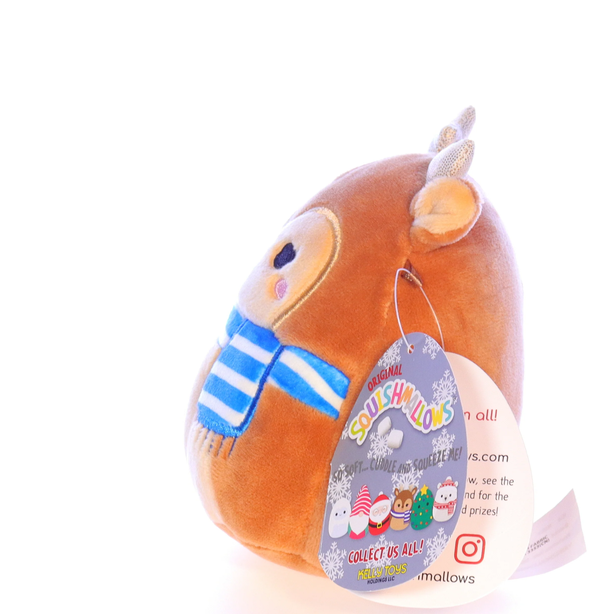 Squishmallows Plush Christmas Plush 734689425310 Darla Reindeer 2020 4.5" - Image 3