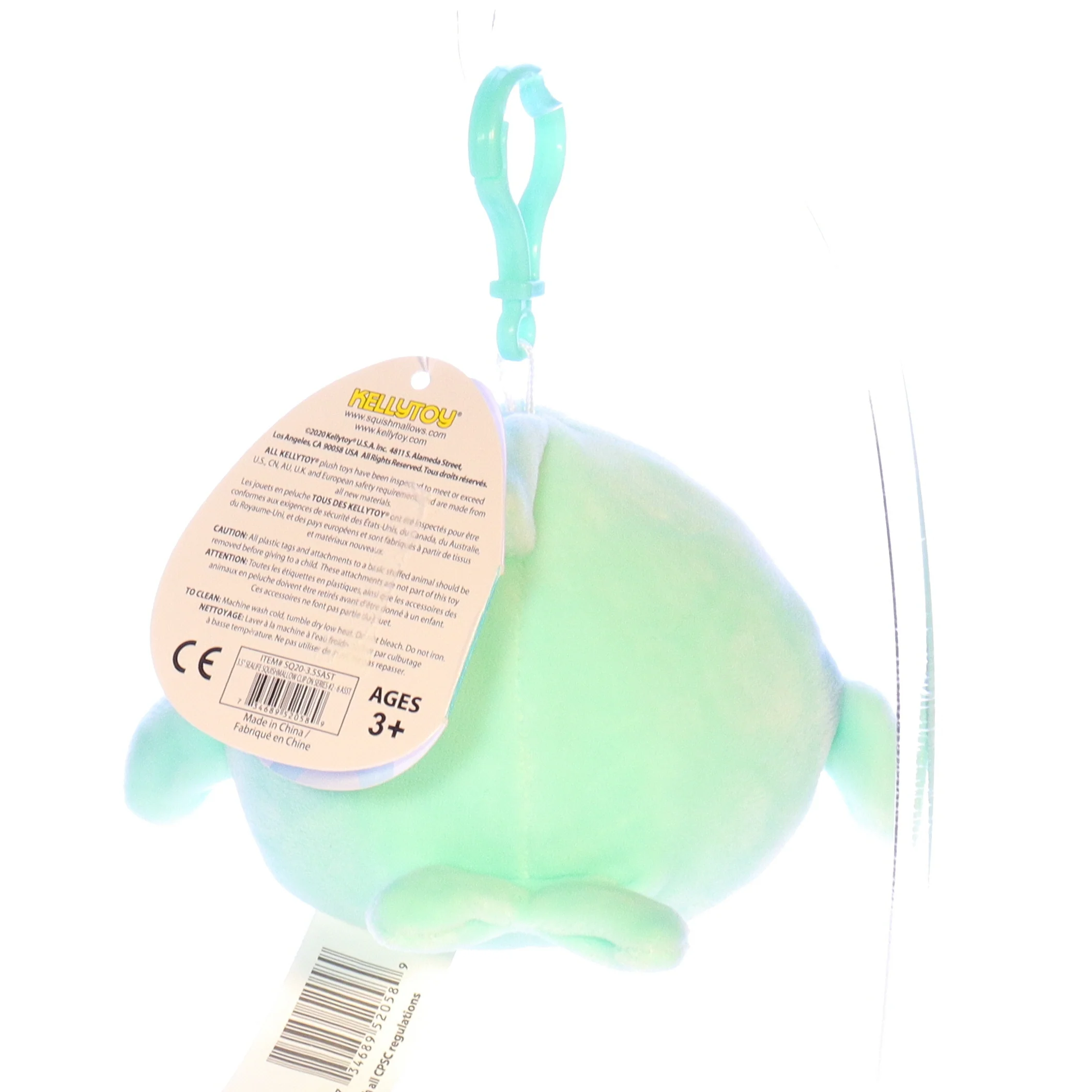 Squishmallows Plush Shark Stuffed Animal 734689520589 Perry 2020 3.5" - Image 5